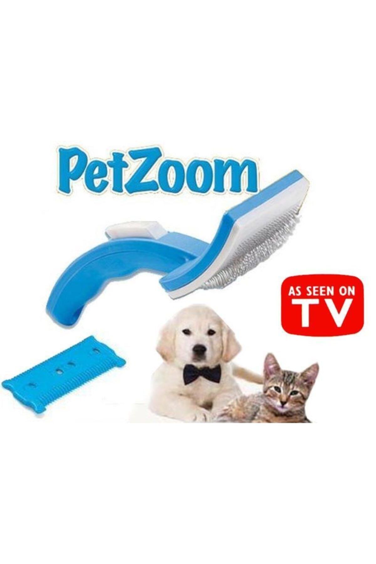 AS SEEN ON TV Evcil Hayvan Tarak Ve Tüy Kesme Aleti 2 Li Set