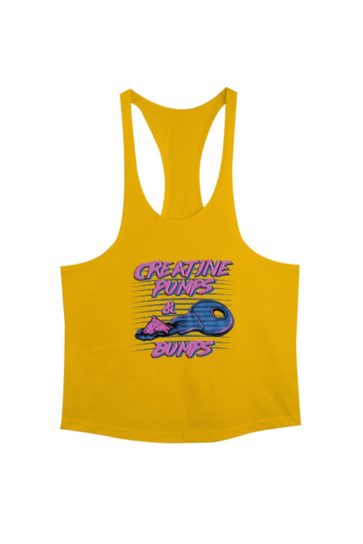 Tisho Creatine Pumps Sporcu Erkek Tank Top Atlet