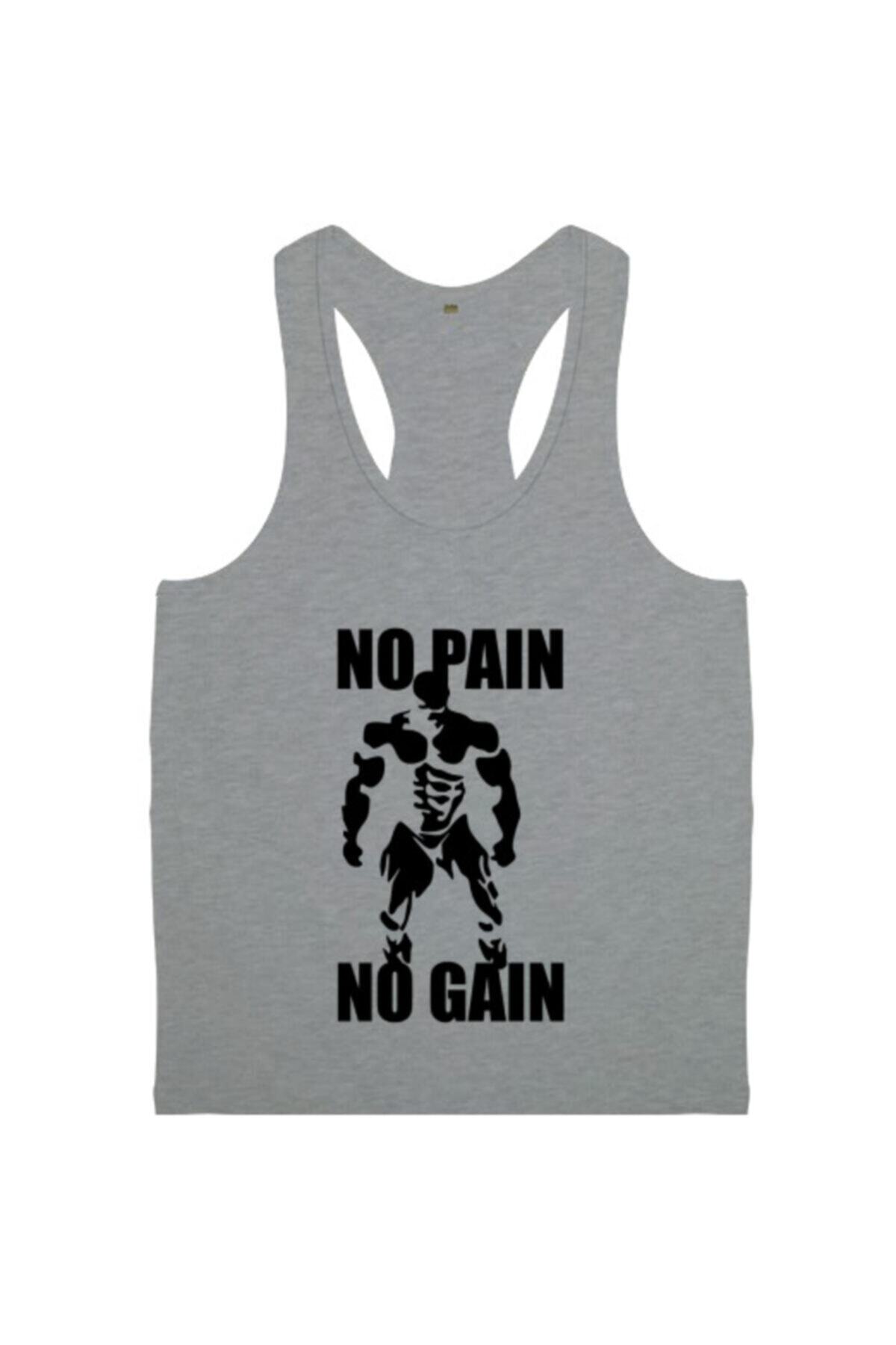 Tisho Erkek Gri No Pain Body Atlet