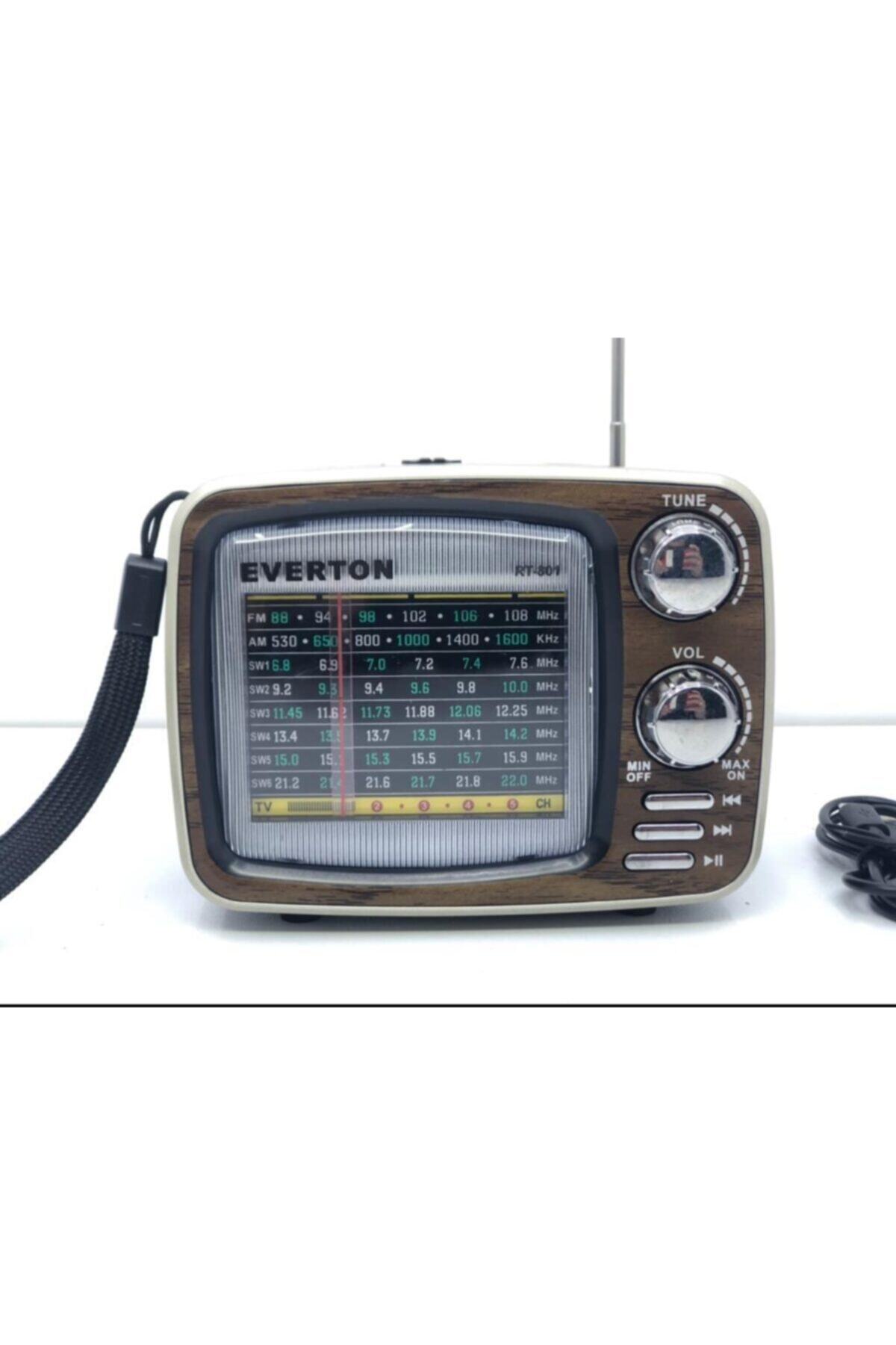 NOSTALJİ TİCARET Nostalji Mini Radyo Rt-801 - Usb / Sd / Fm / Aux - Bluetooth Hoparlör Nstj00000001