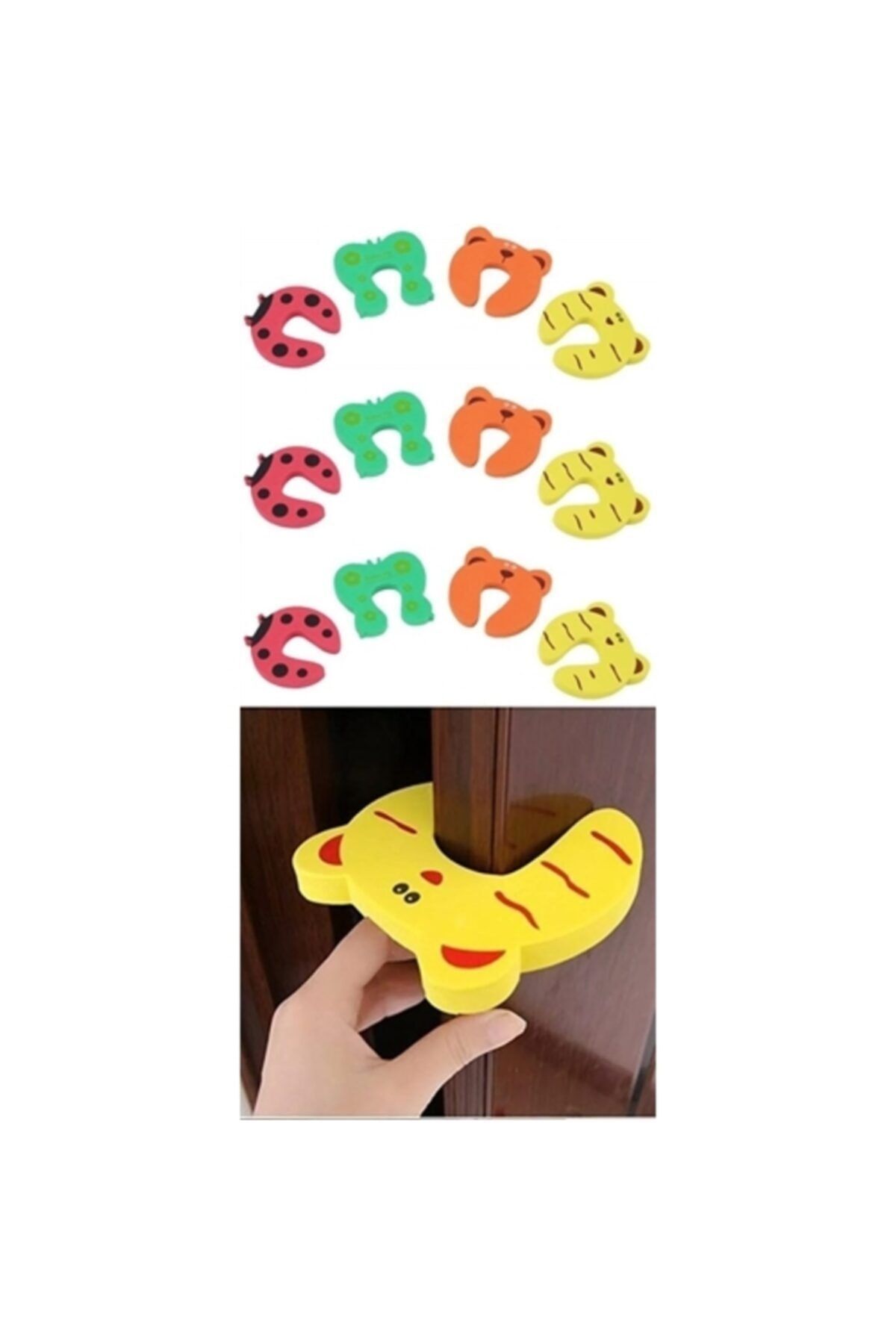 Endiket 12 Adet Bebek Çocuk Koruyucu Kapı Stoperi 711898