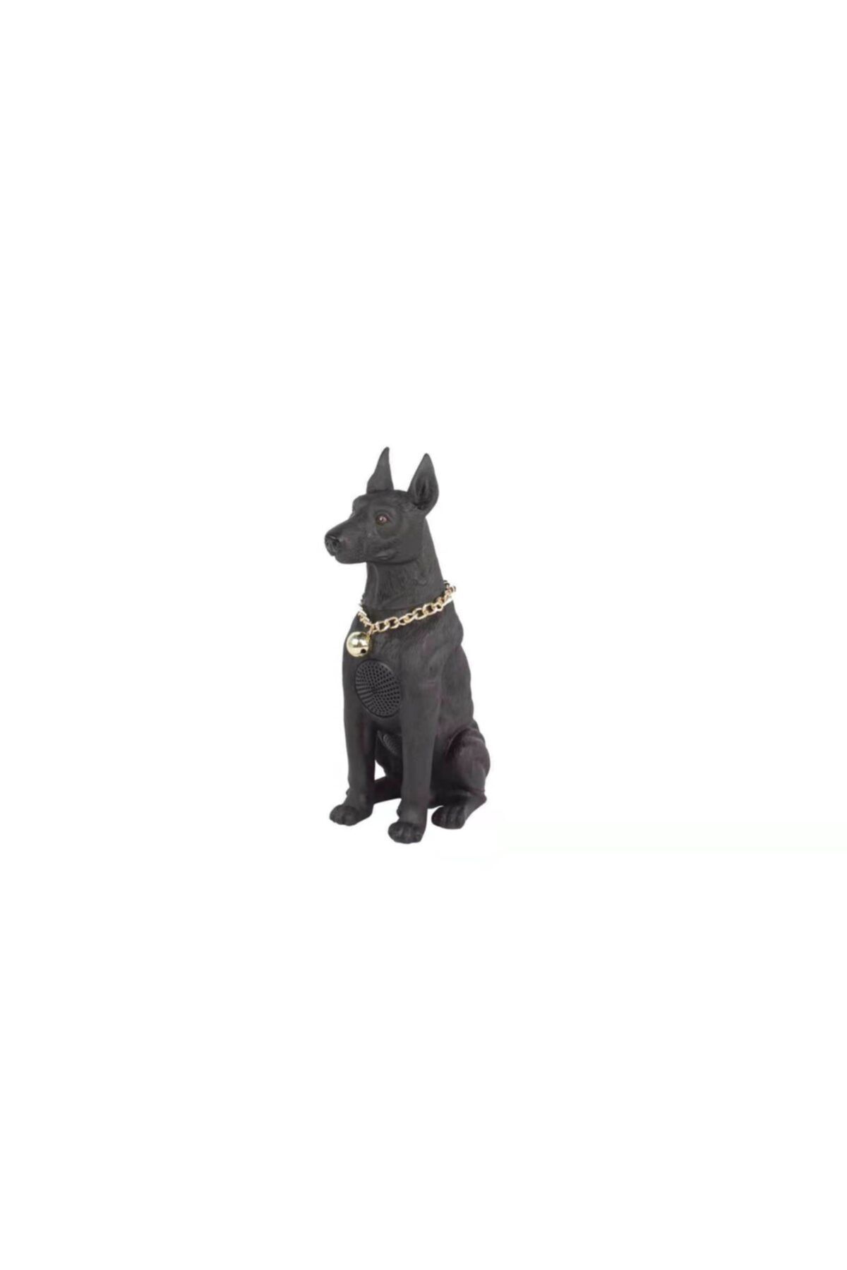 BLUPPLE Doberman Köpek Bluetooth Kablosuz Portatif Hoparlör Ses Bombası Siyah Telefon Uyumlu Küçük