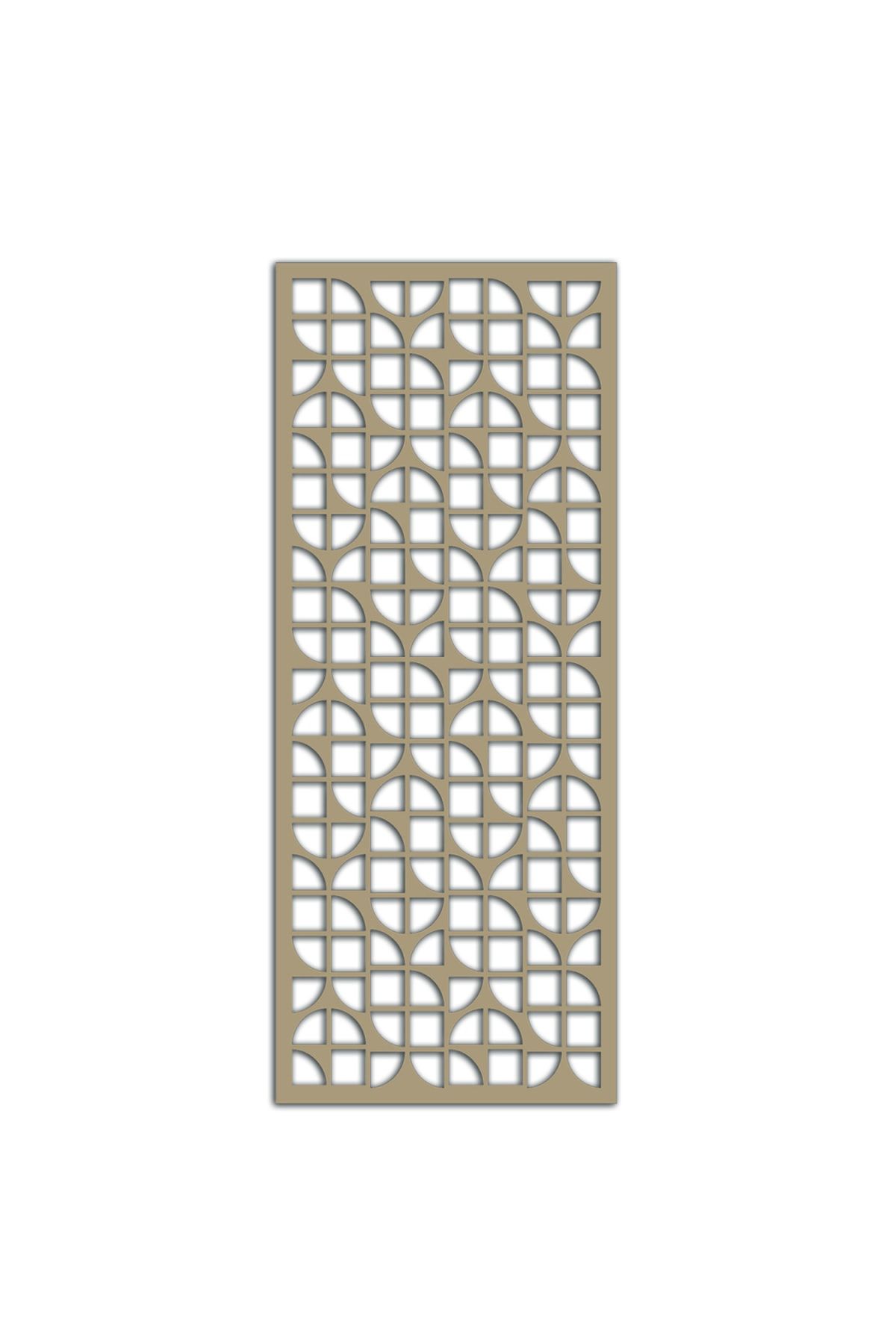 Liar Dekor Liar Ahşap Seperatör (Paravan) - KSP-73 - (10 mm) - (85 cm x 210 cm) - (Ham)