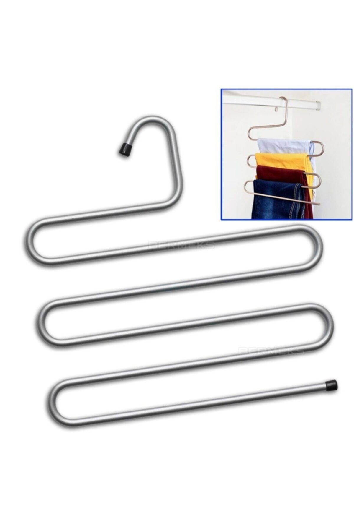 pazariz Metal Pantolon Kravat Eşarp Askısı