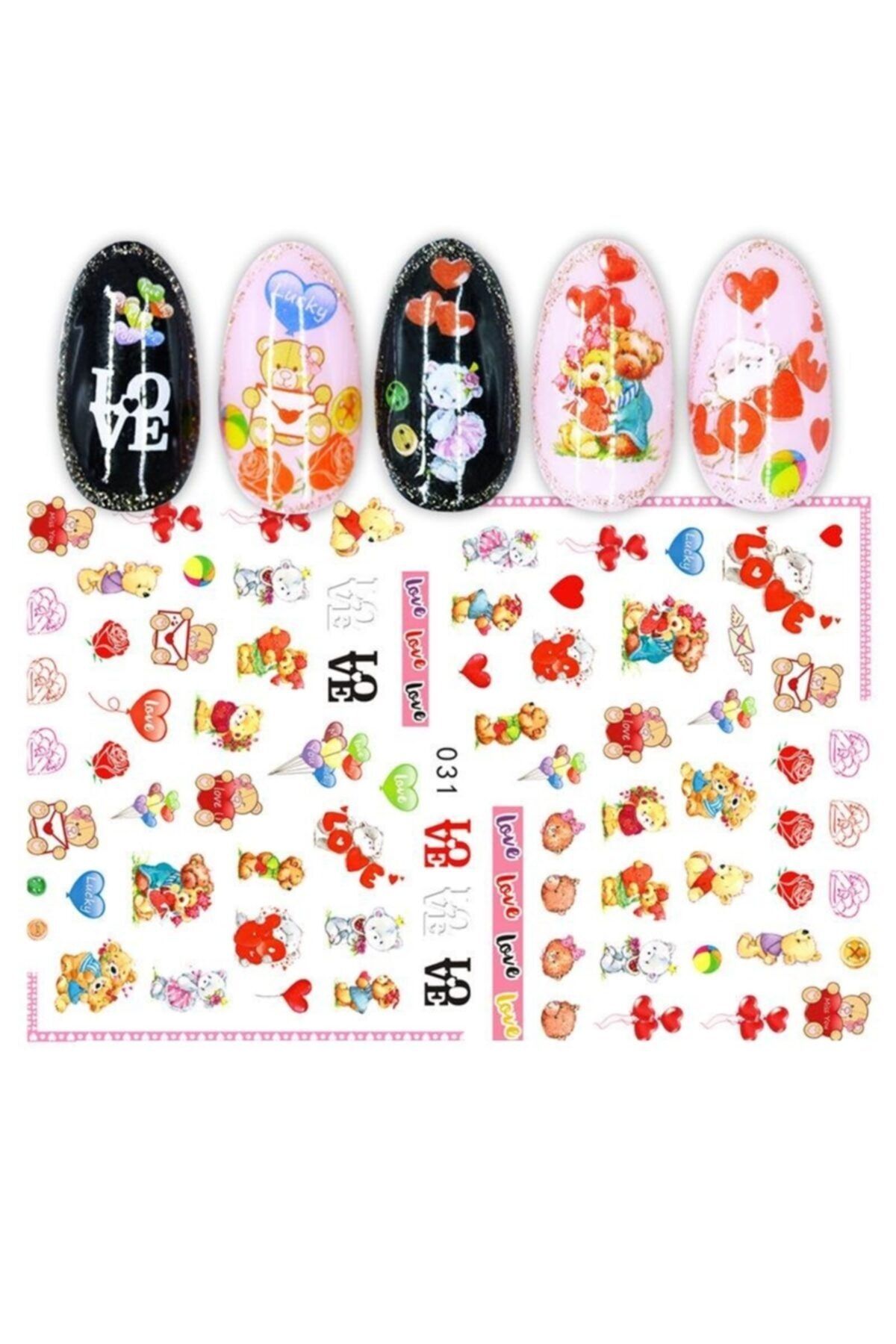 Venalisa Tırnak Sticker Nail Art Süsleme Etiket Eb031