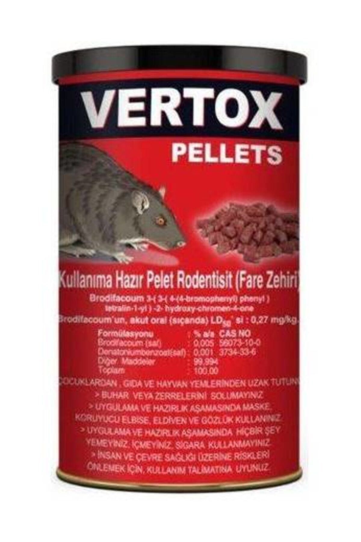 Dual Kimya Vertox Hazır Fare Zehiri 100 Gr (pellet)