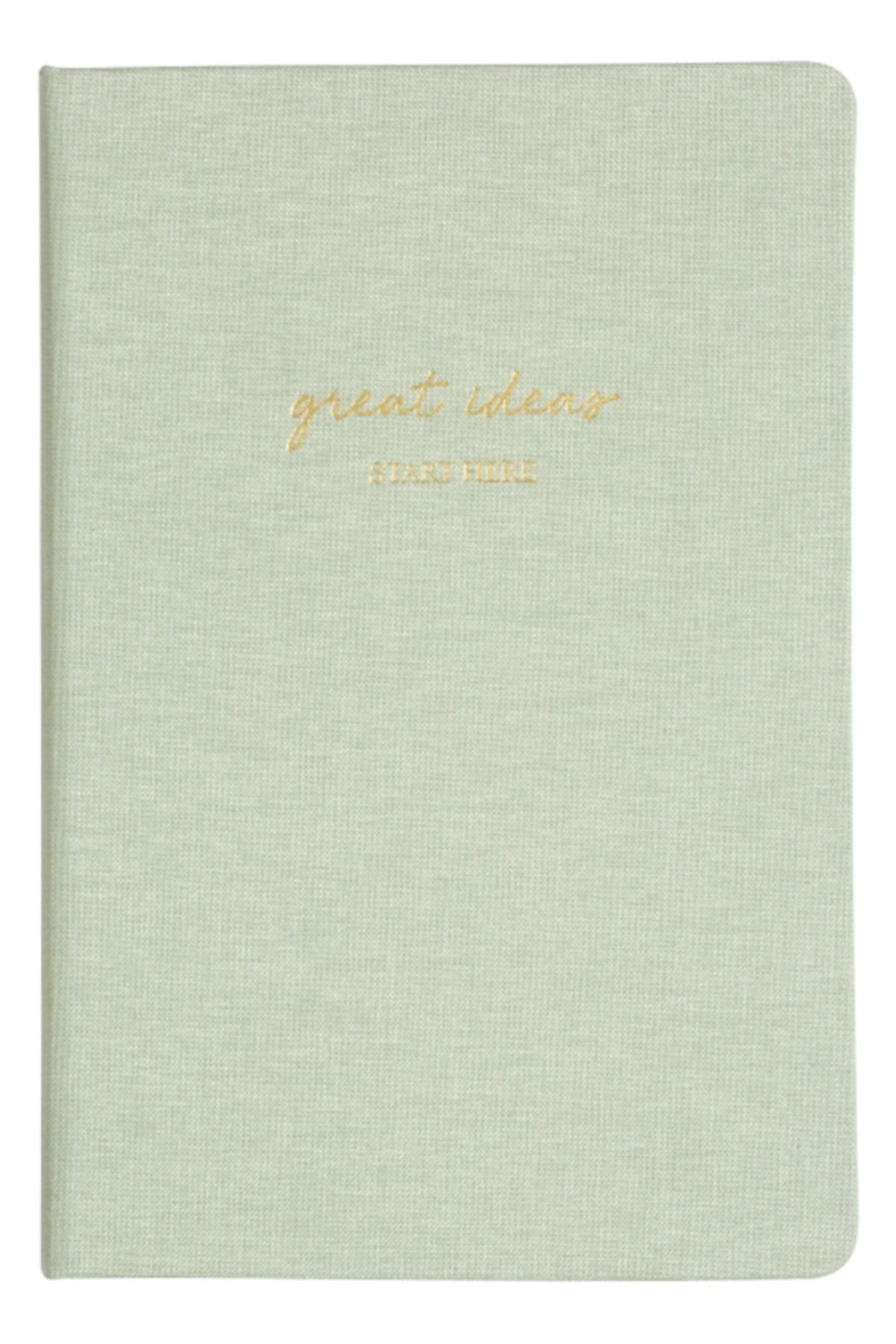 Matt Notebook 14x20 Sert Kapak Defter Noktalı Yeşil