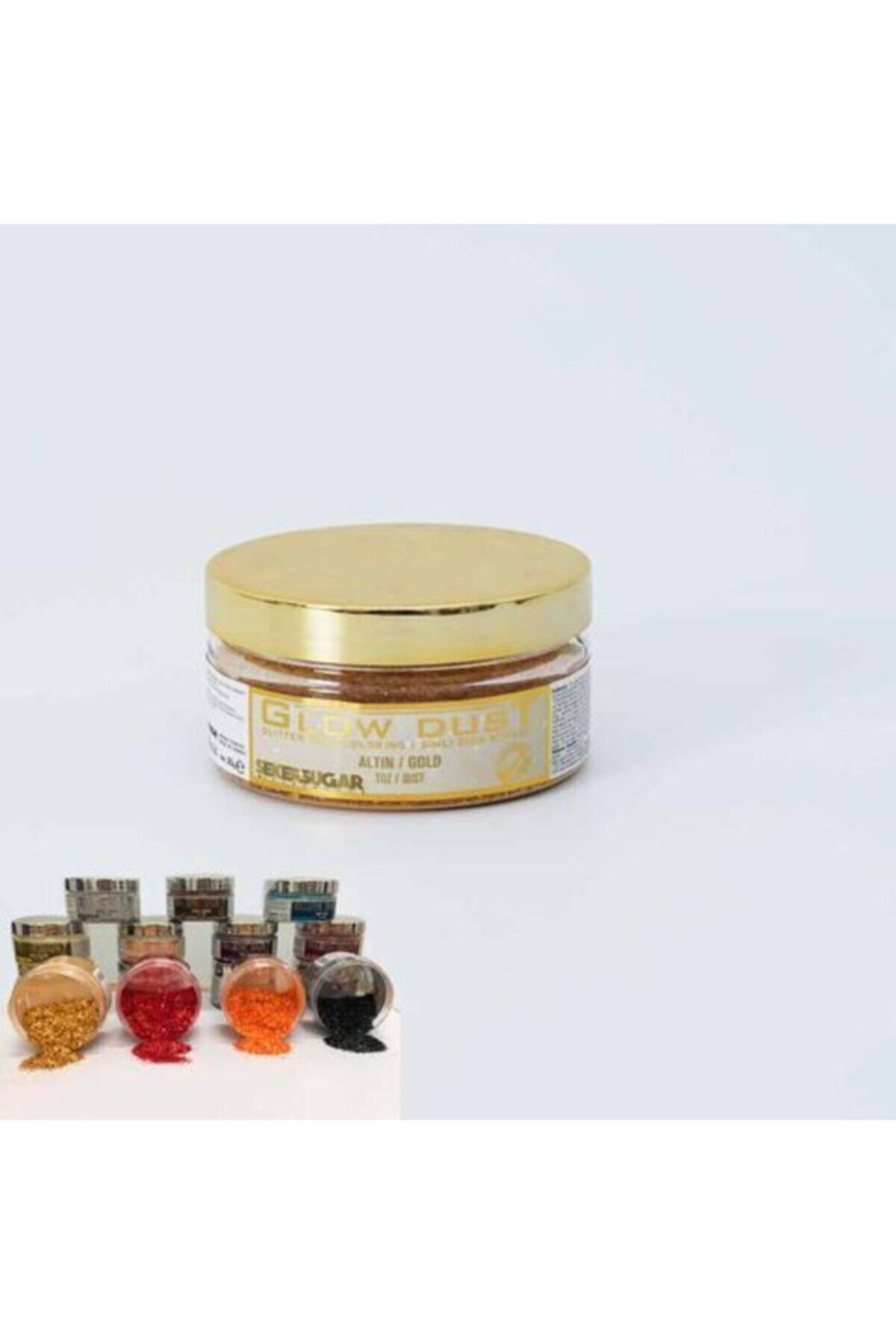 GÜNIŞIĞI SHOP Glow Dust Yenilebilir Gold Altın Toz Sim Boya 20 Gr Altın