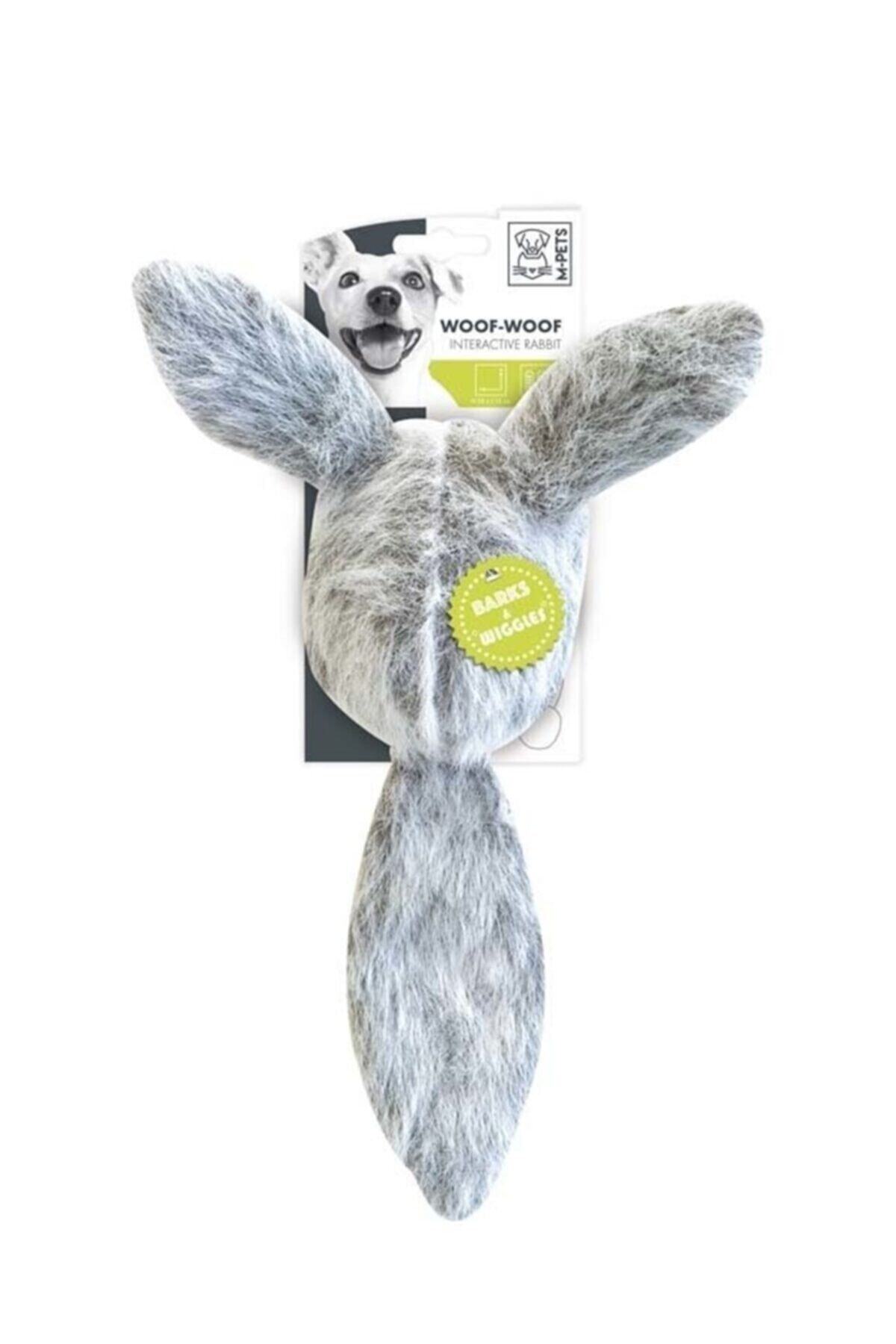 MPETS Peluş Tavşan Sesli Pilli Kedi/köpek Oyuncağı
