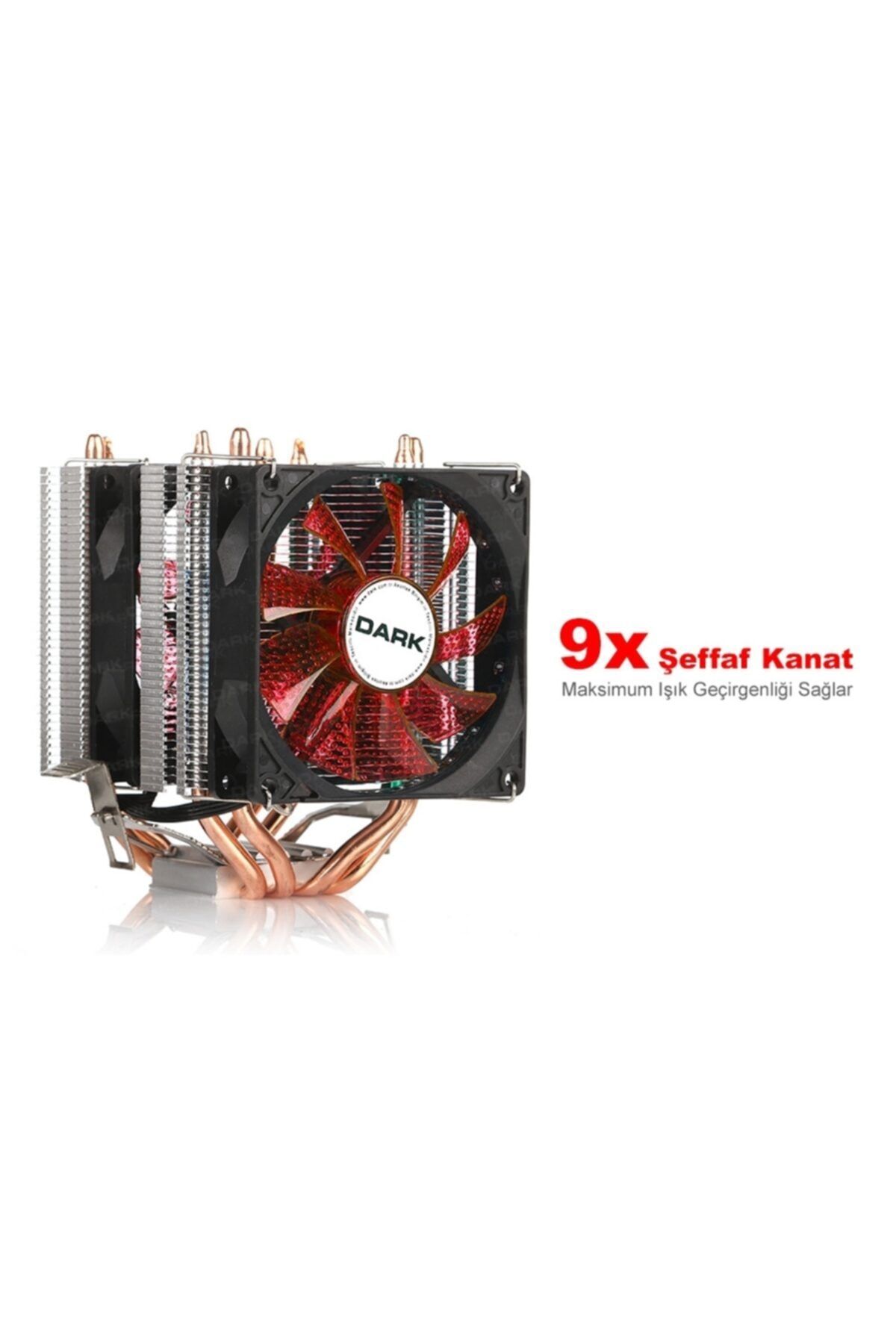 Universal Dark Freezer X94 Dkccx94rd Amd/ıntel Am2/soket 1156 Işlemci Fanı