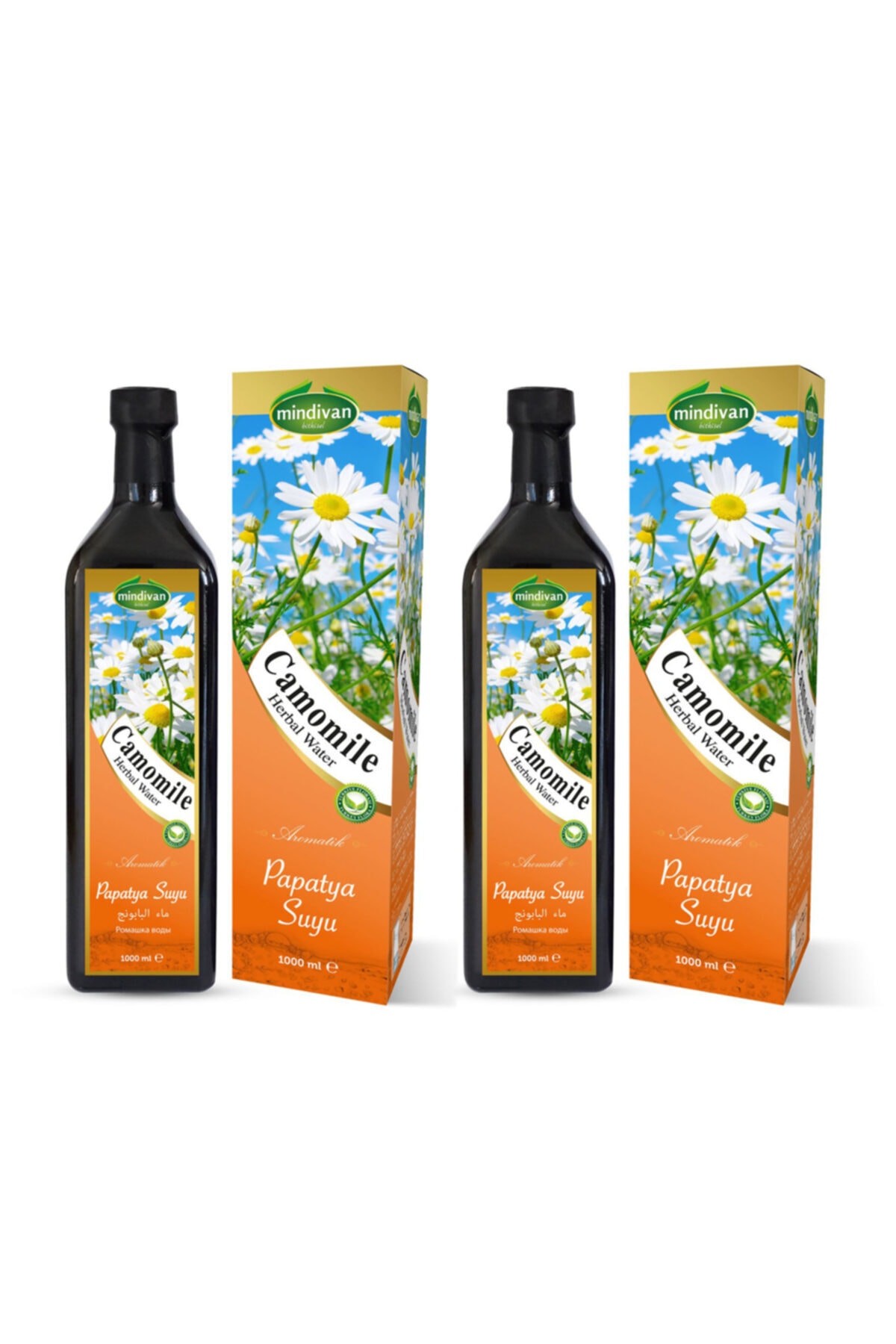Mindivan Aromatik Papatya Suyu 1l X 2 Adet