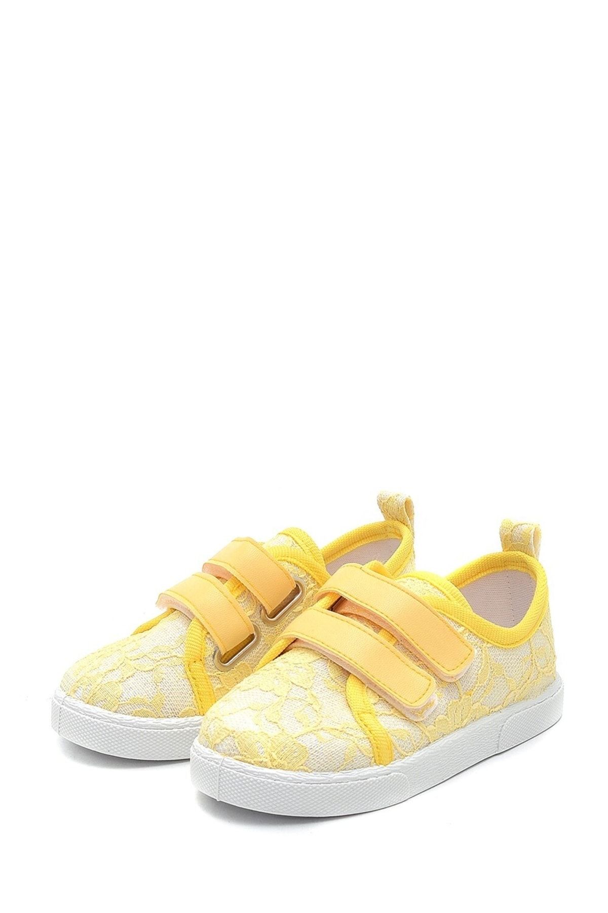 Yellow velcro shoes hotsell
