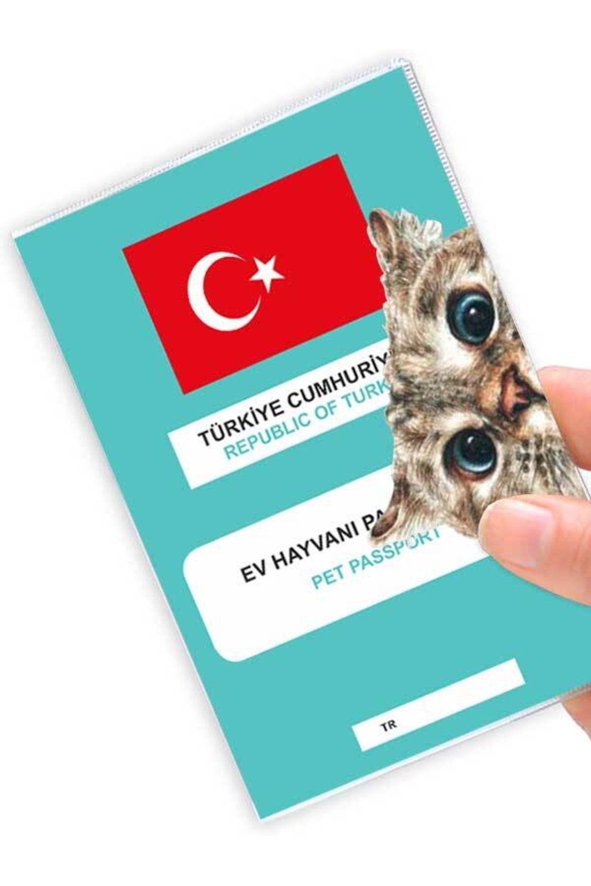 Cekuonline Meow Transparent Pet Pet Cat Dog Passport Health Card