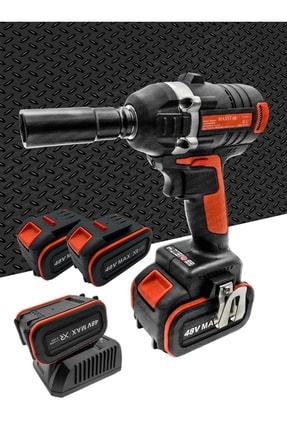 Alman 58 V 20 Ah Akülü Somun Bijon Sökme Takma Sıkma Matkap Kömürsüz Akülü Vidalama 45 Parça Setli Image 3