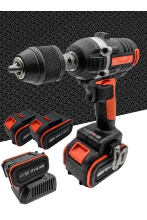 Alman 58 V 20 Ah Akülü Somun Bijon Sökme Takma Sıkma Matkap Kömürsüz Akülü Vidalama 45 Parça Setli Image 6