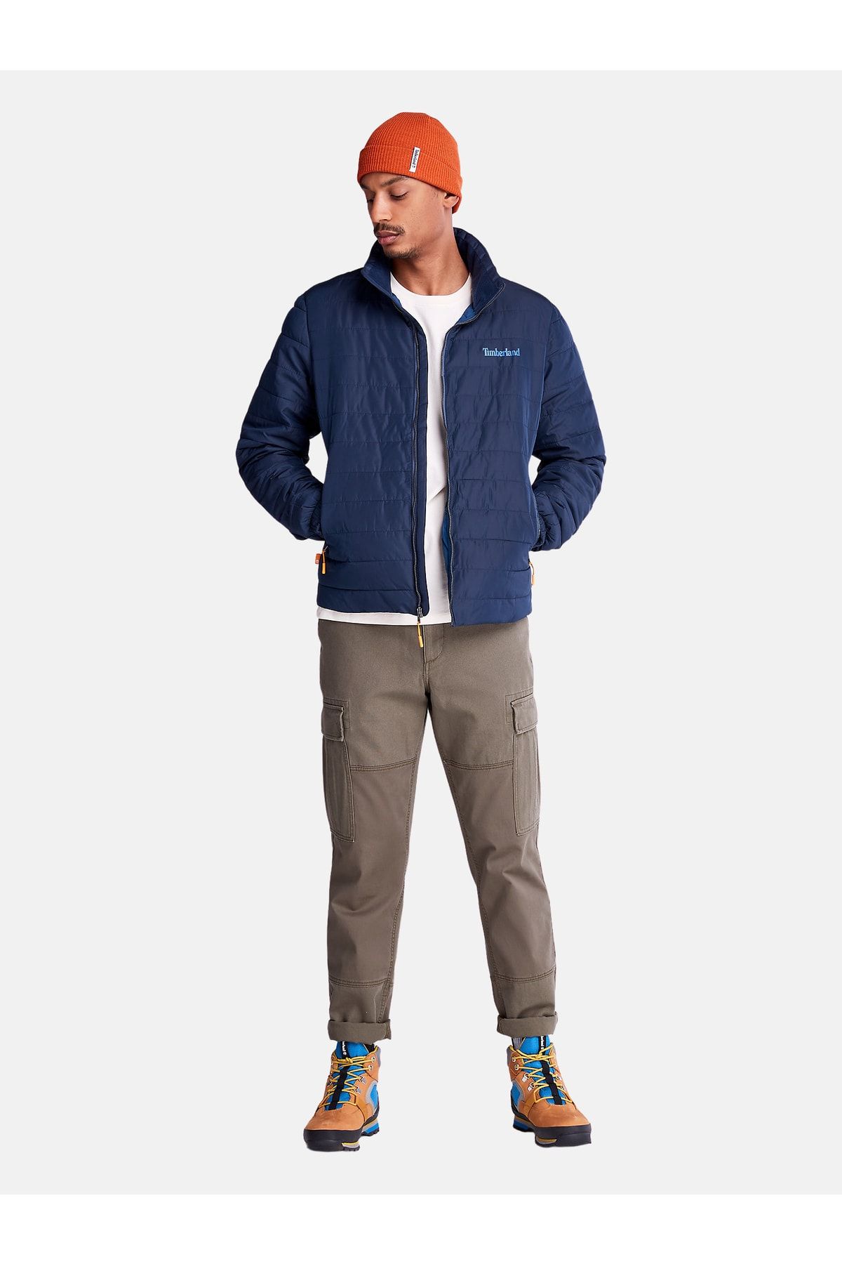 Blue discount timberland jacket