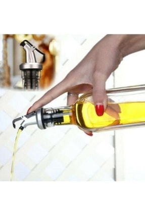 1 Adet Kapaklı Şişe Ucu Servis Aparatı Damlalık Yağdanlık Tıpa Tapa Mantar Image 3