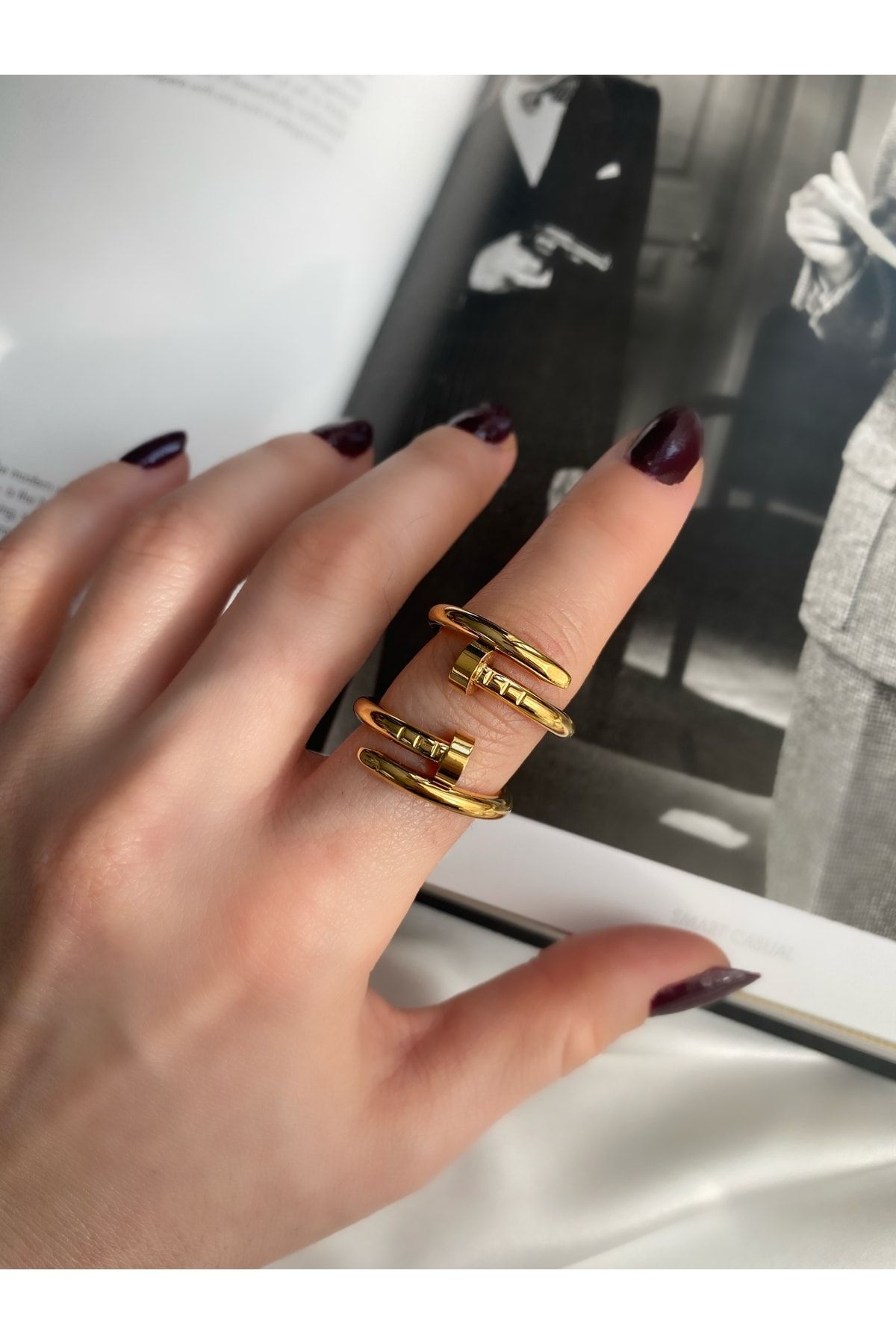 Rings store with nails