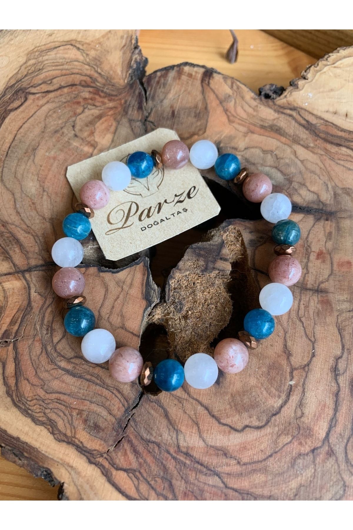 parze do alta Sunstone Moonstone And Apatite Bracelet Trendyol