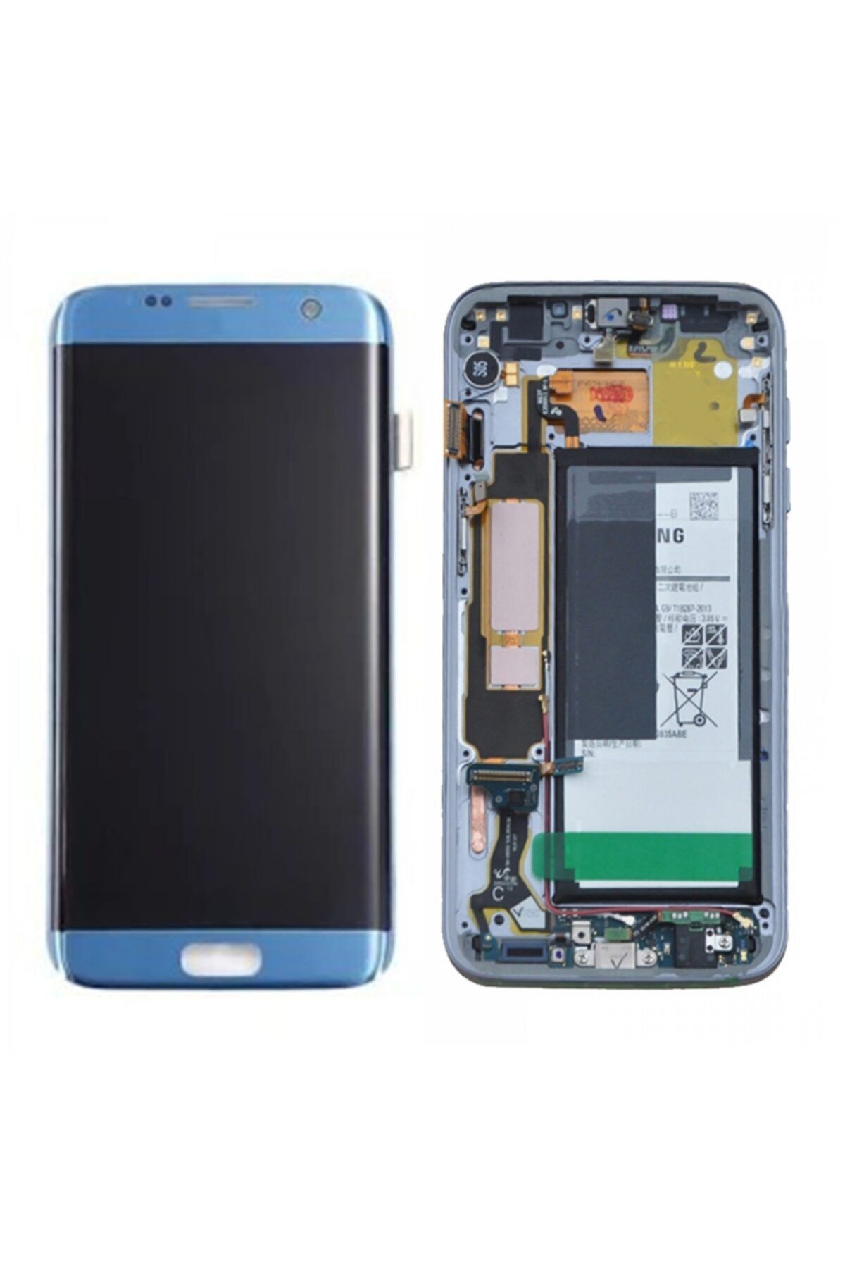 OEM Samsung Galaxy G935 S7 Edge Için Revize Lcd+dokunmatik+çıtalı