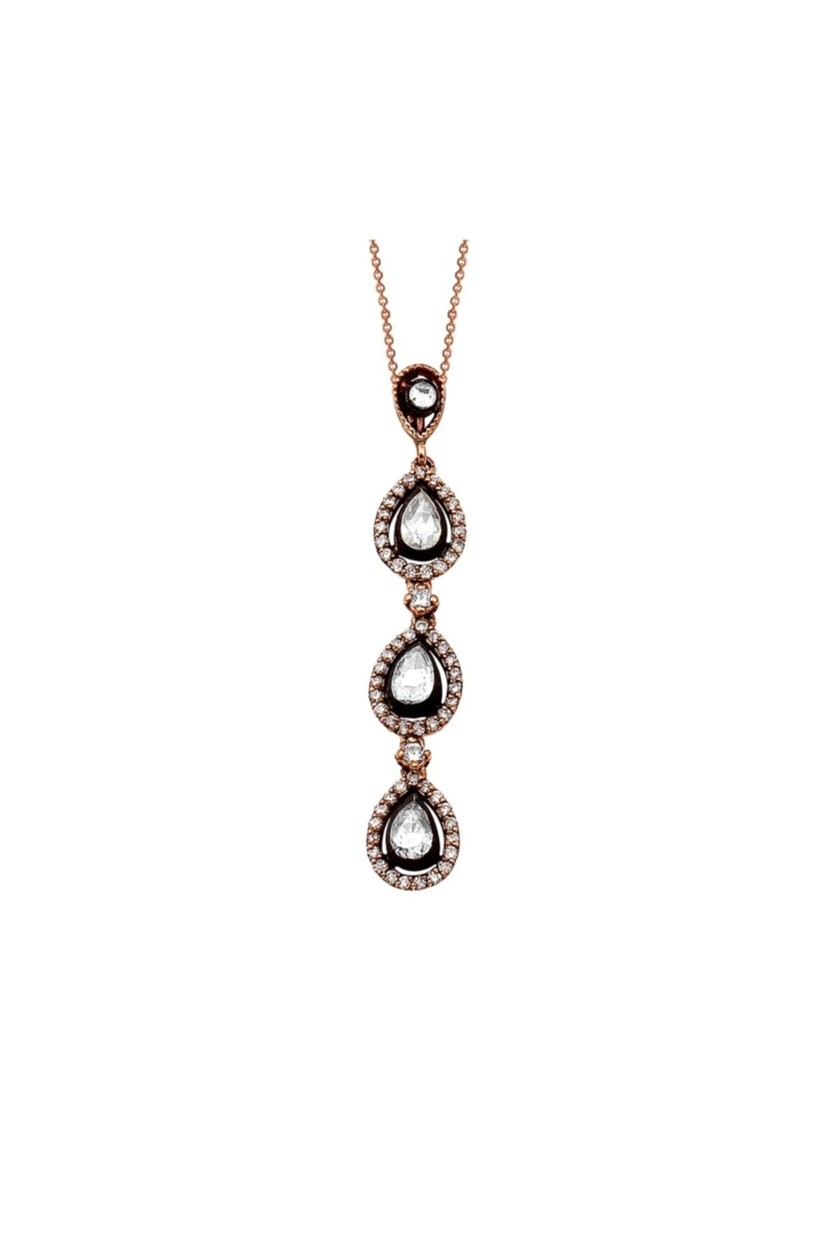 Clavis Jewelry Elmas ve Pırlanta Taşlı Kolye (ekl0457)