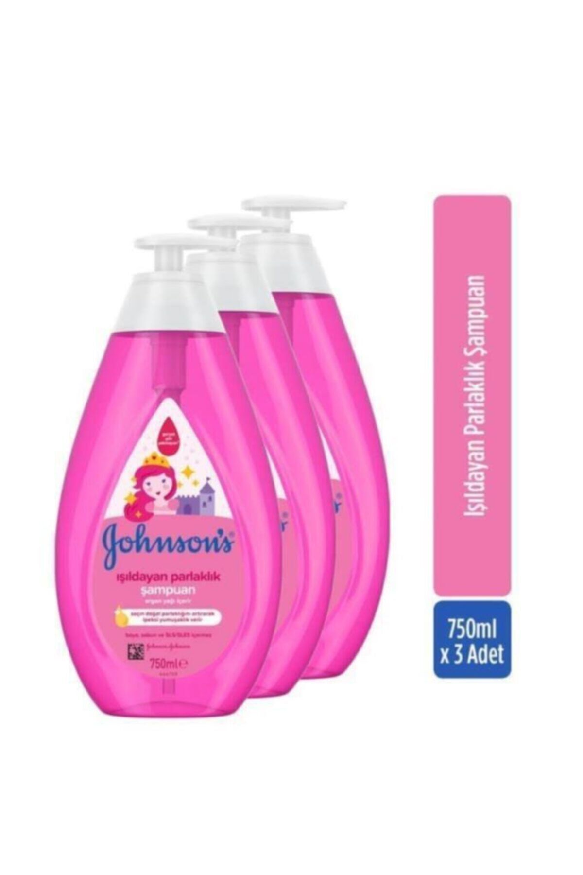 Johnson´s Baby Johnson's Baby Işıldayan Parlaklık Serisi Şampuan 750 ml X3