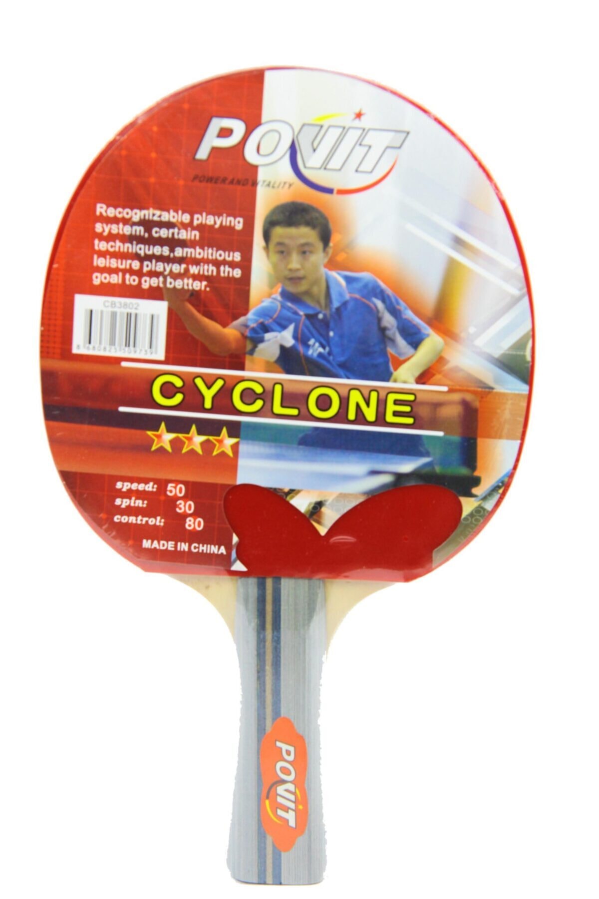 ÖZBEK Cyclone 3 Yıldız Masa Tenisi Raketi