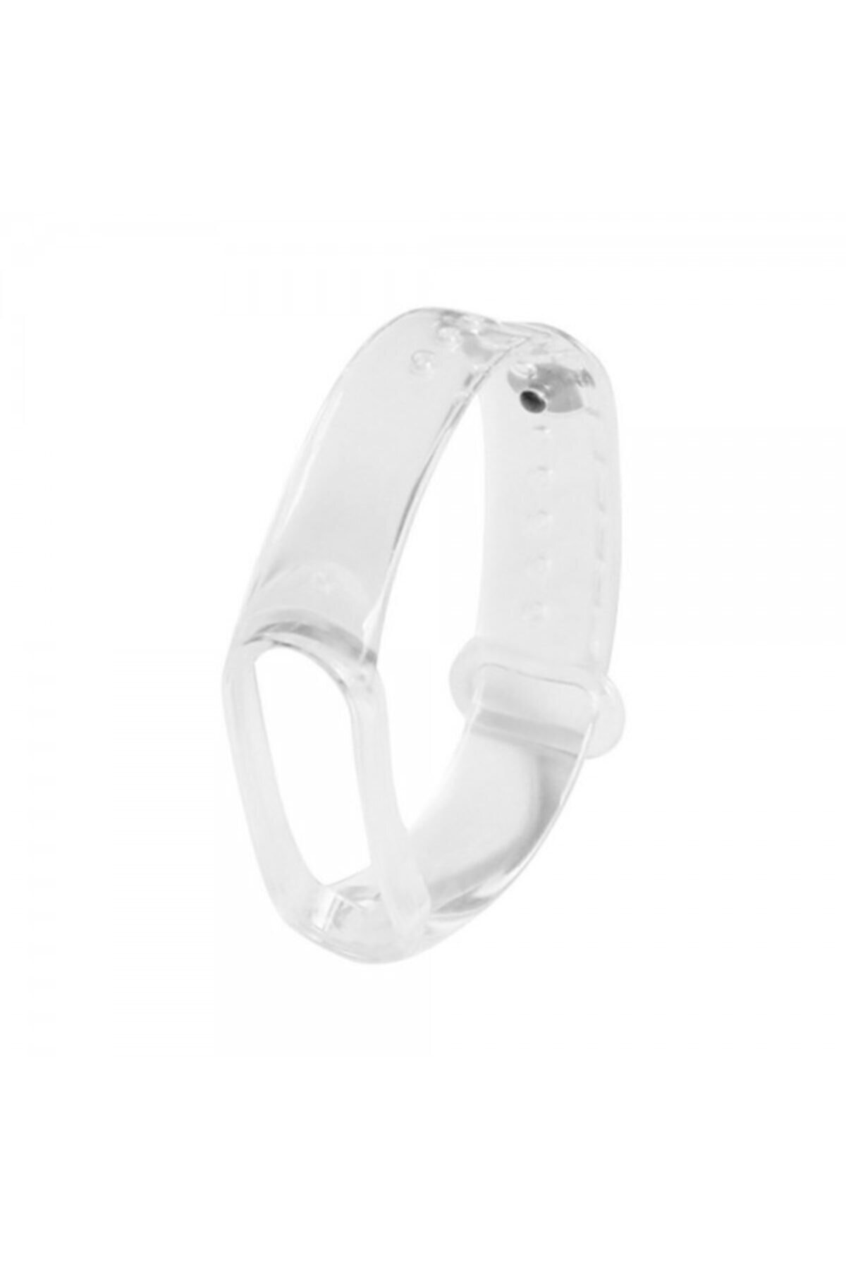 Techmaster Xiaomi Mi Band 5 Mi Band 6 Akıllı Bileklik Tme Şeffaf Silikon Kordon Kayış