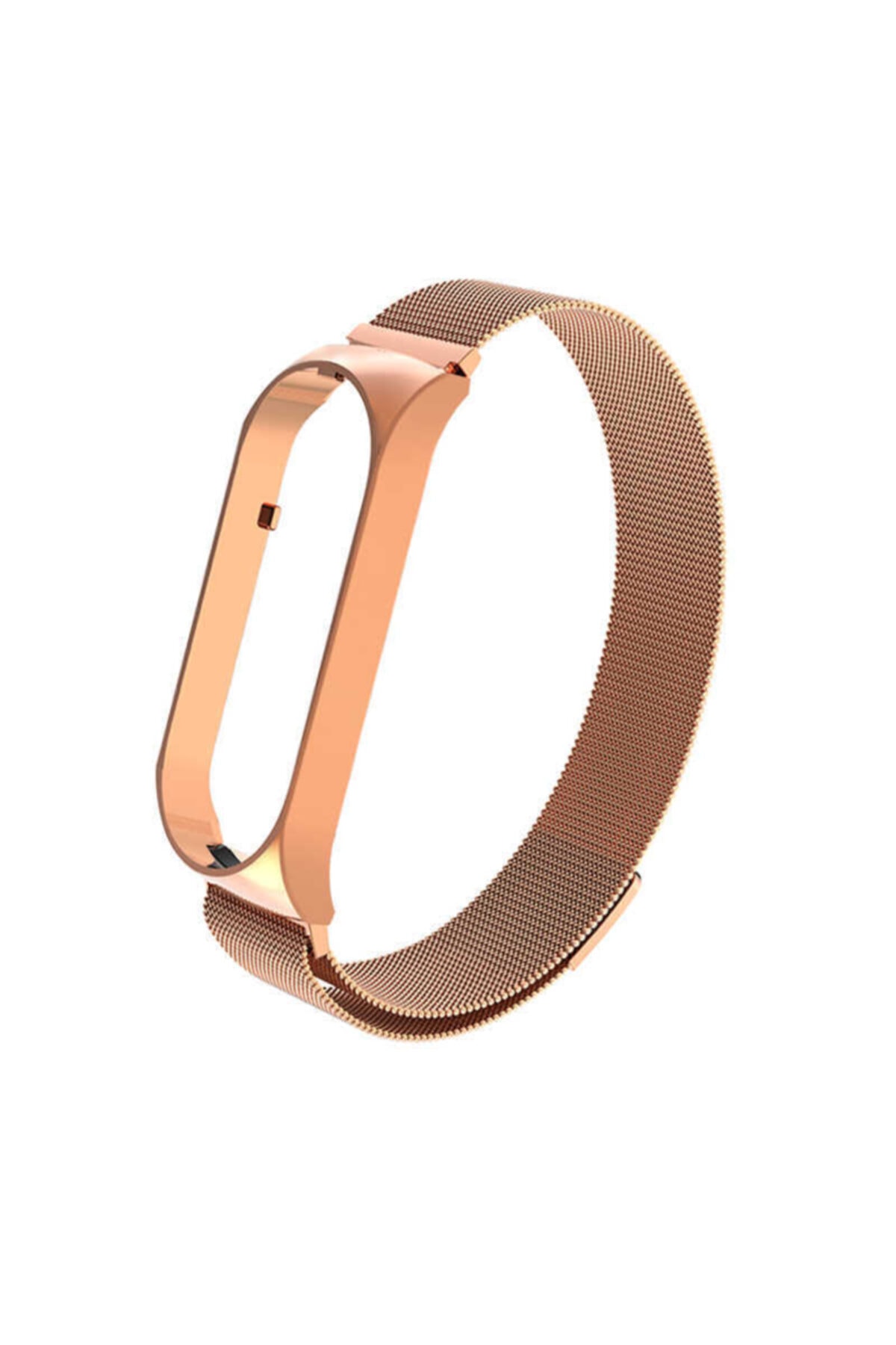 Techmaster Xiaomi Mi Band 5 Mi Band 6 Tme Metal Hasır Kordon Kayış