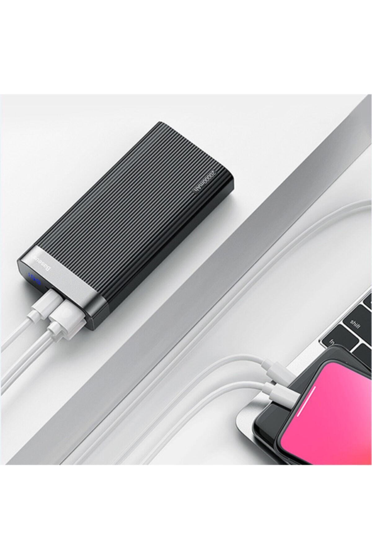 Baseus Parallel Type-c Pd+qc3.0 18w 20000mah Hızlı Şarj Power Bank