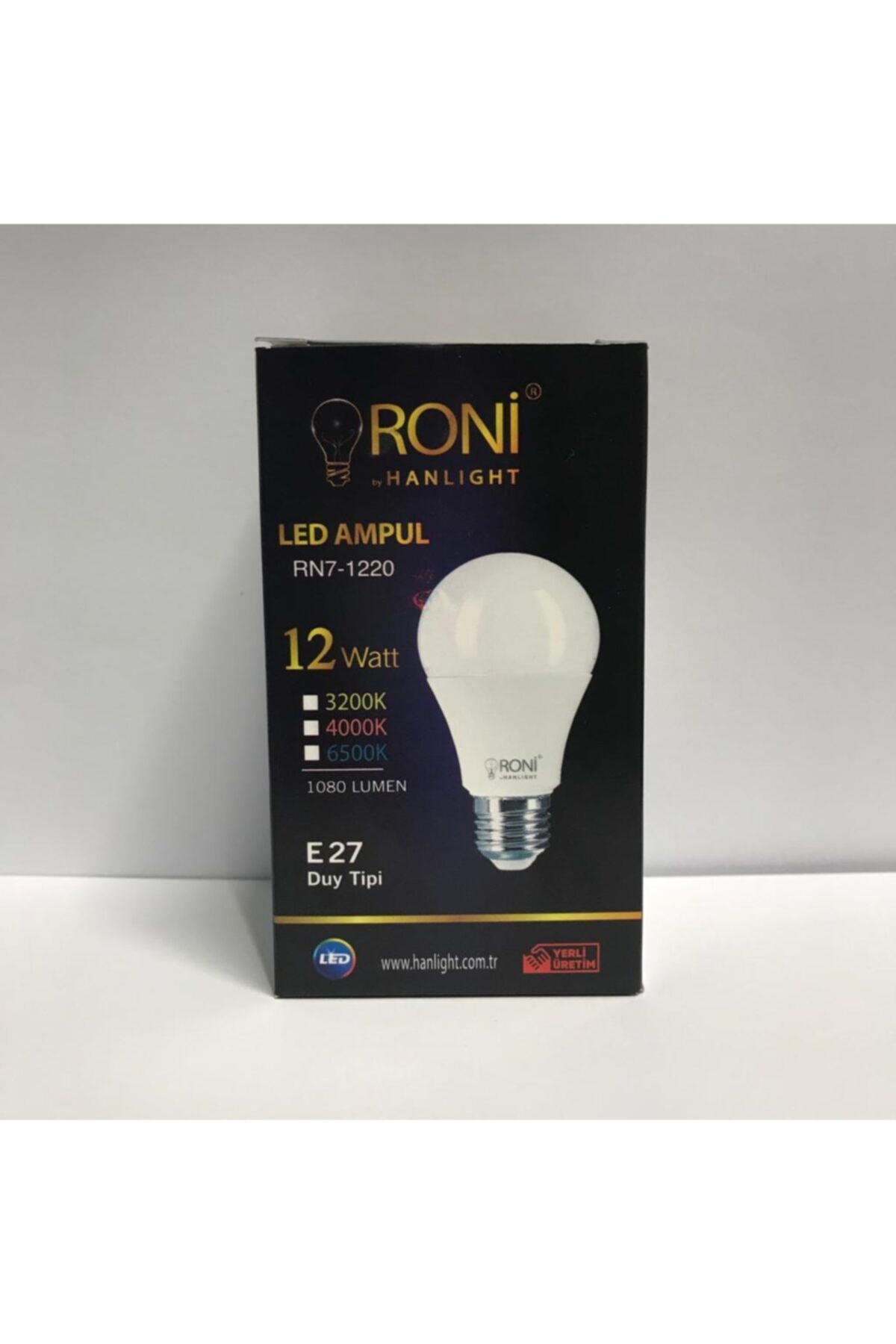 roni by hanlight led ampul 12w beyaz renk beyaz isik e27 normal duy fiyati yorumlari trendyol