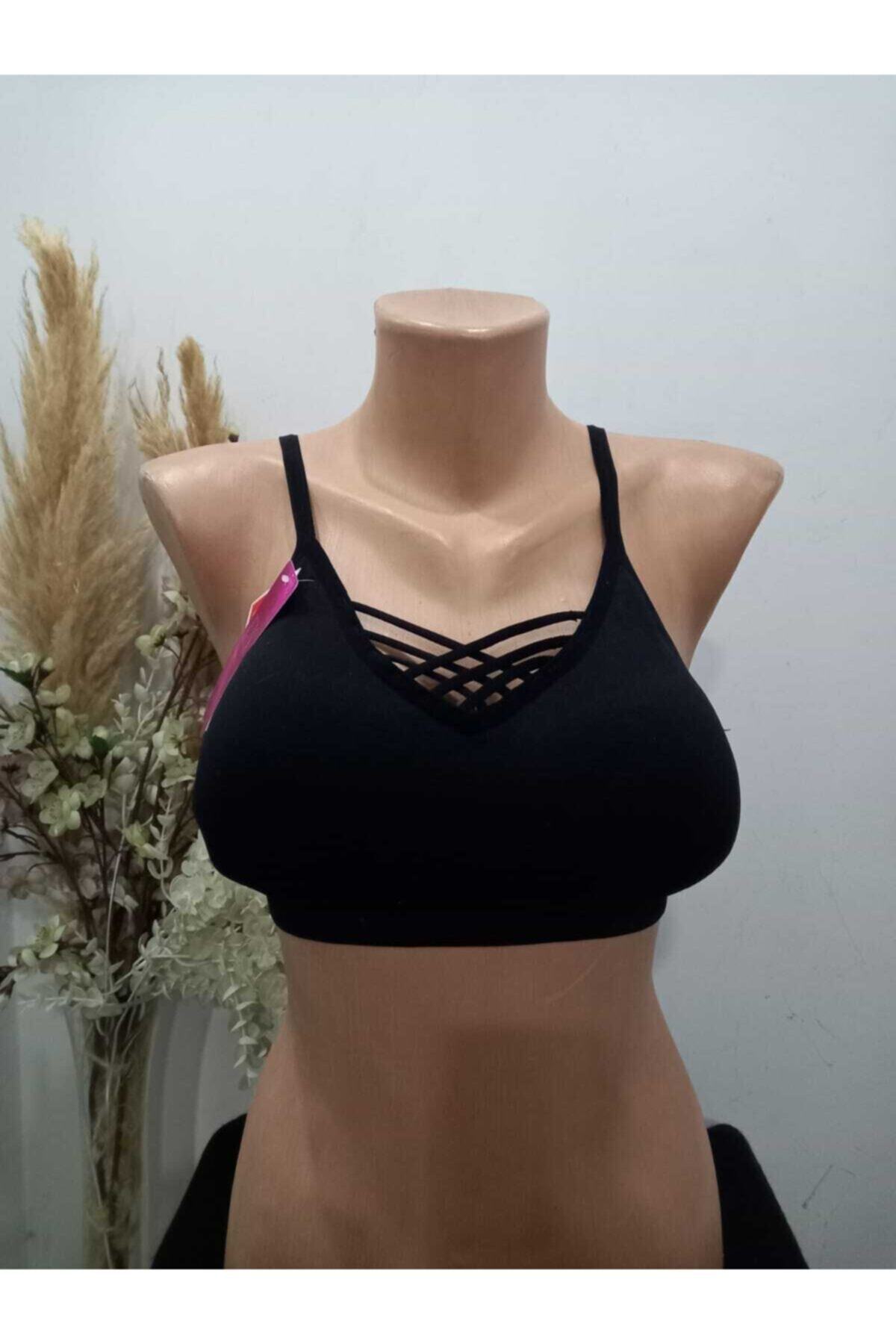F.K Kadın Sporcu Izyapmaz Destekli Push Up Sütyen