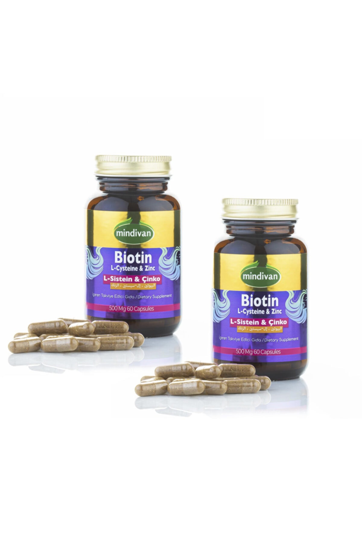 Mindivan Biotin & L-Sistein Ve Çinko 2 Adet