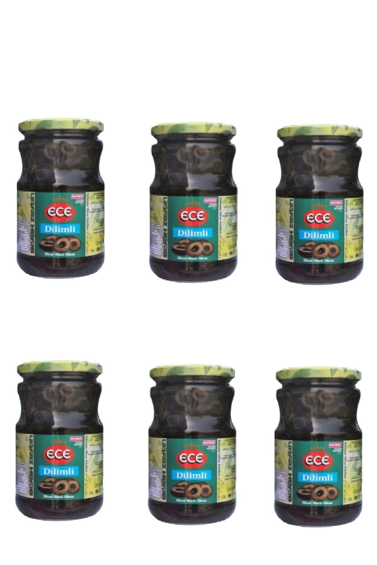 Ece Dilimli Siyah Zeytin 720 Cc X 6 Adet