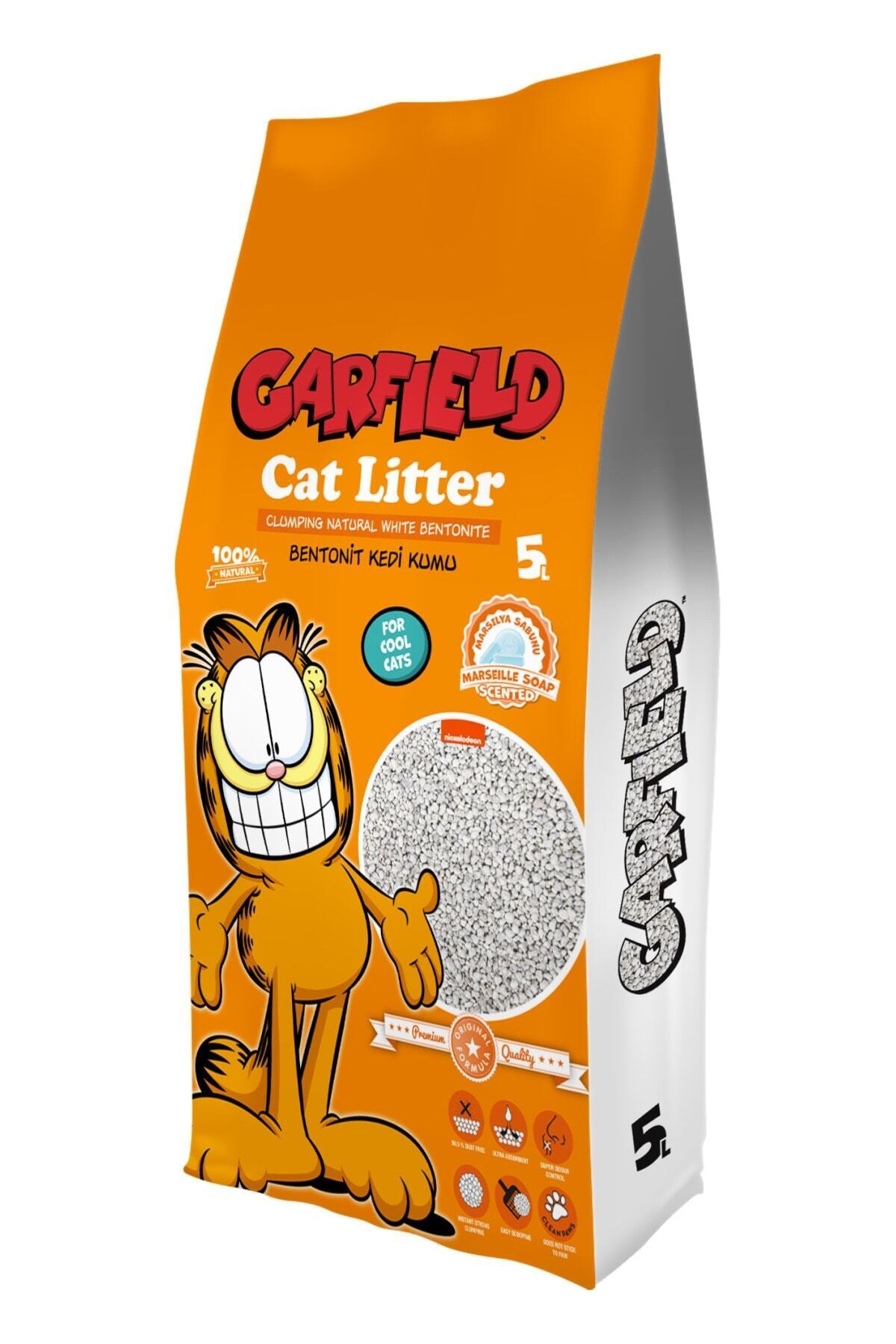GARFIELD 5l Marsılya Sabunu Kokulu Kedi Kumu