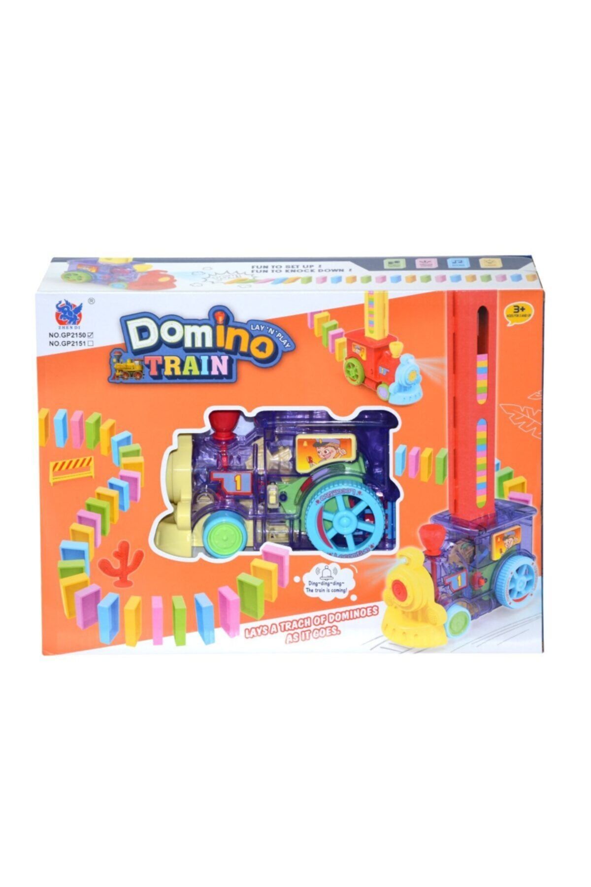 CAN OYUNCAK Gp2150 Dominolu Tren Oyun Seti
