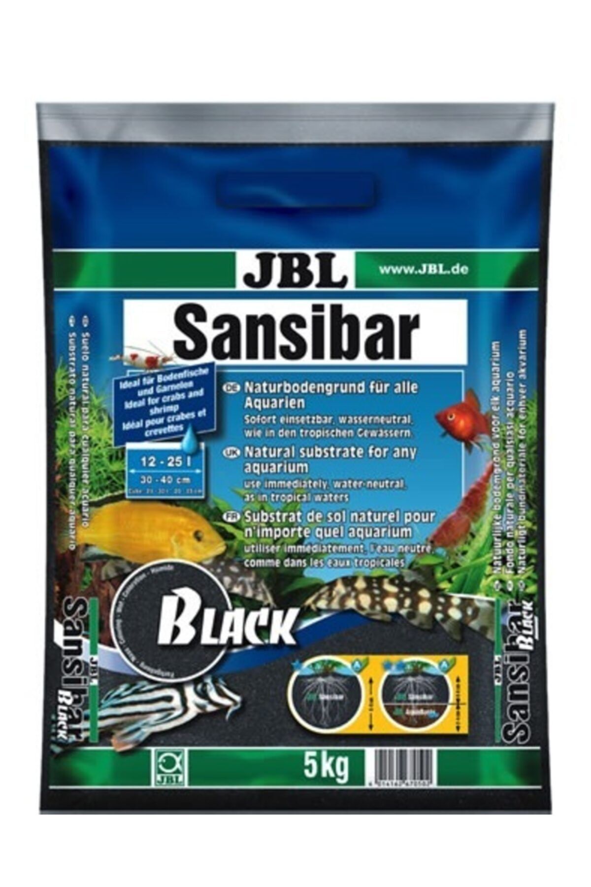 See Me Jbl Sansıbar Siyah 0,2-0,5 Mm 5 Kg Kum