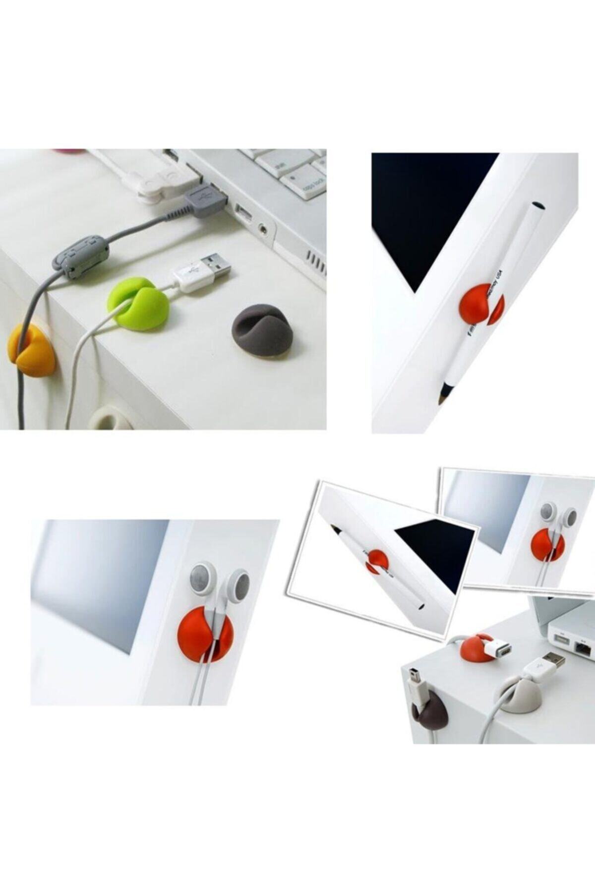 dnzstores Kablo Sabitleyici Aparatlar 6lı Cable Clips