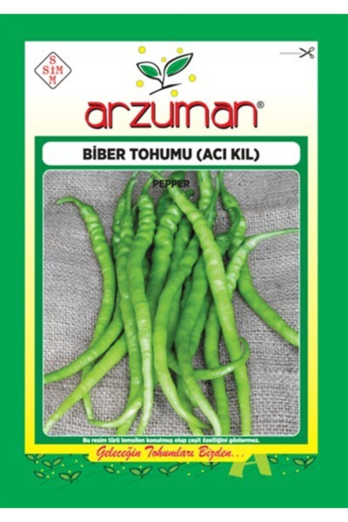 Arzuman Tohum Arzuman Sebze Acı Sivri Kıl Biber Tohumu 10 Gram