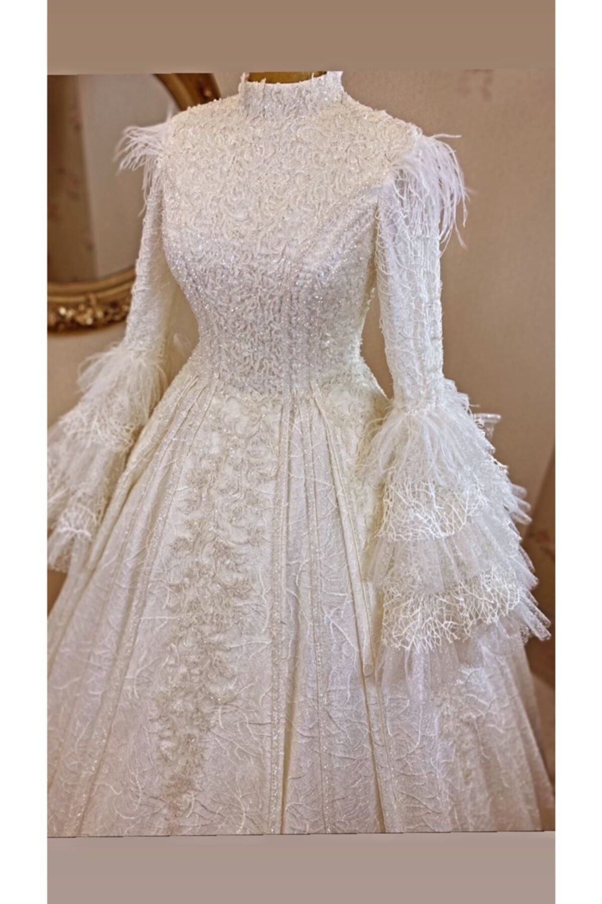 Rumeysa Gelinlik Hürrem Tesettür Gelinlik