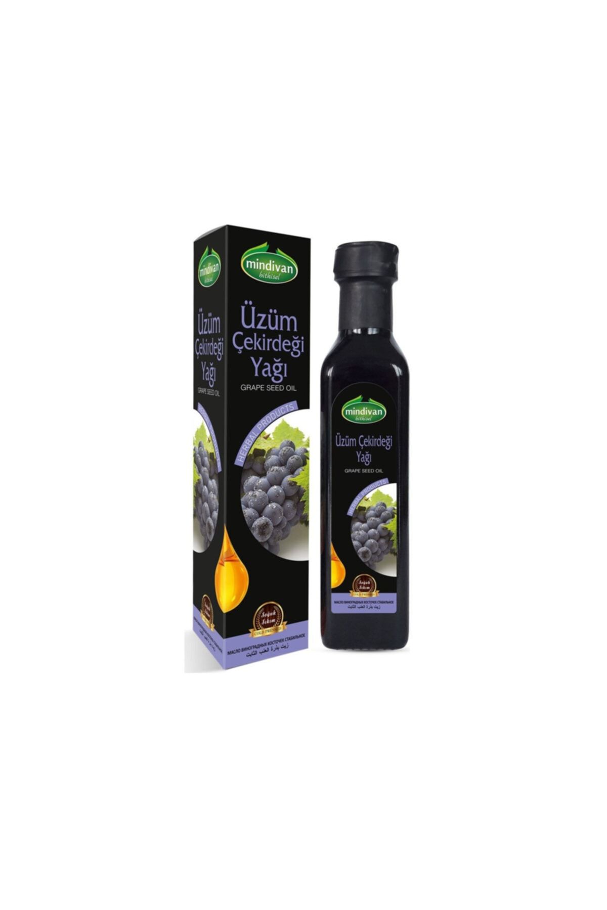 Mindivan Üzüm Çekirdeği Yağı 250 cc