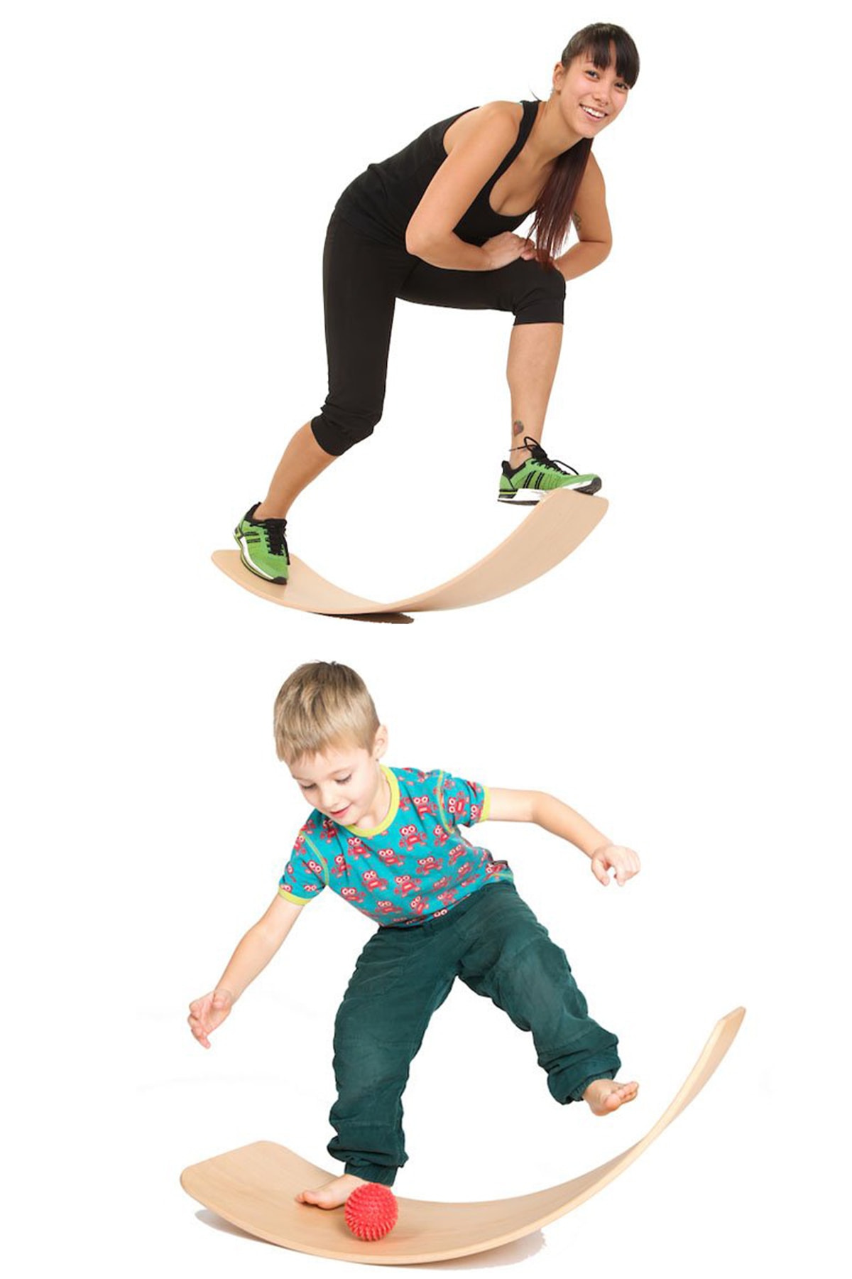 Depolife Denge Tahtası Balance Board Yoga Egzersiz Spor 63x27 Çocuk Genç