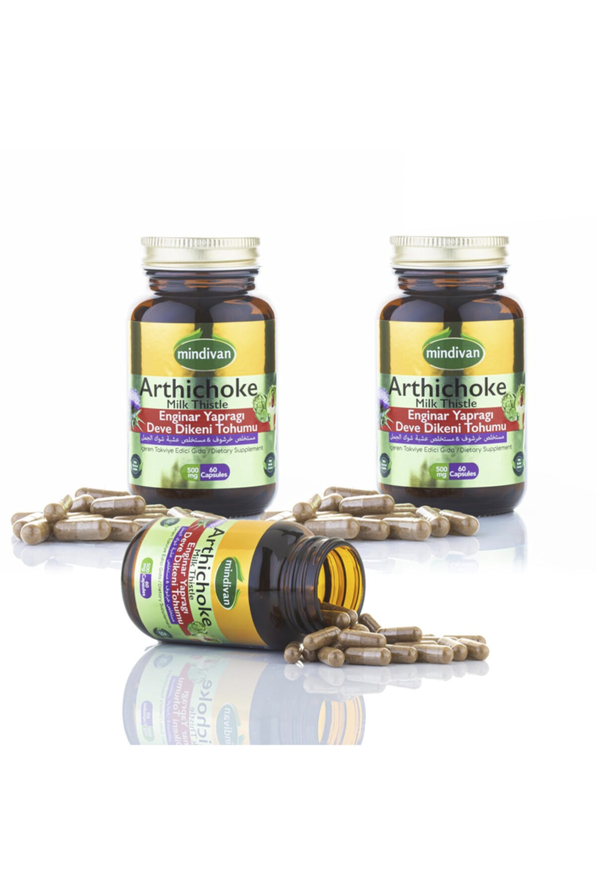 Mindivan Enginar Ekstreli - Devedikeni Tohumu Ekstreli X 3 Adet