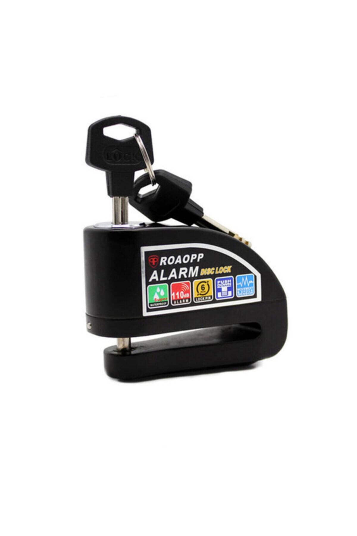 Prosev Sıyah Locks Alarmlı Dısk  110 Desibel Kilit