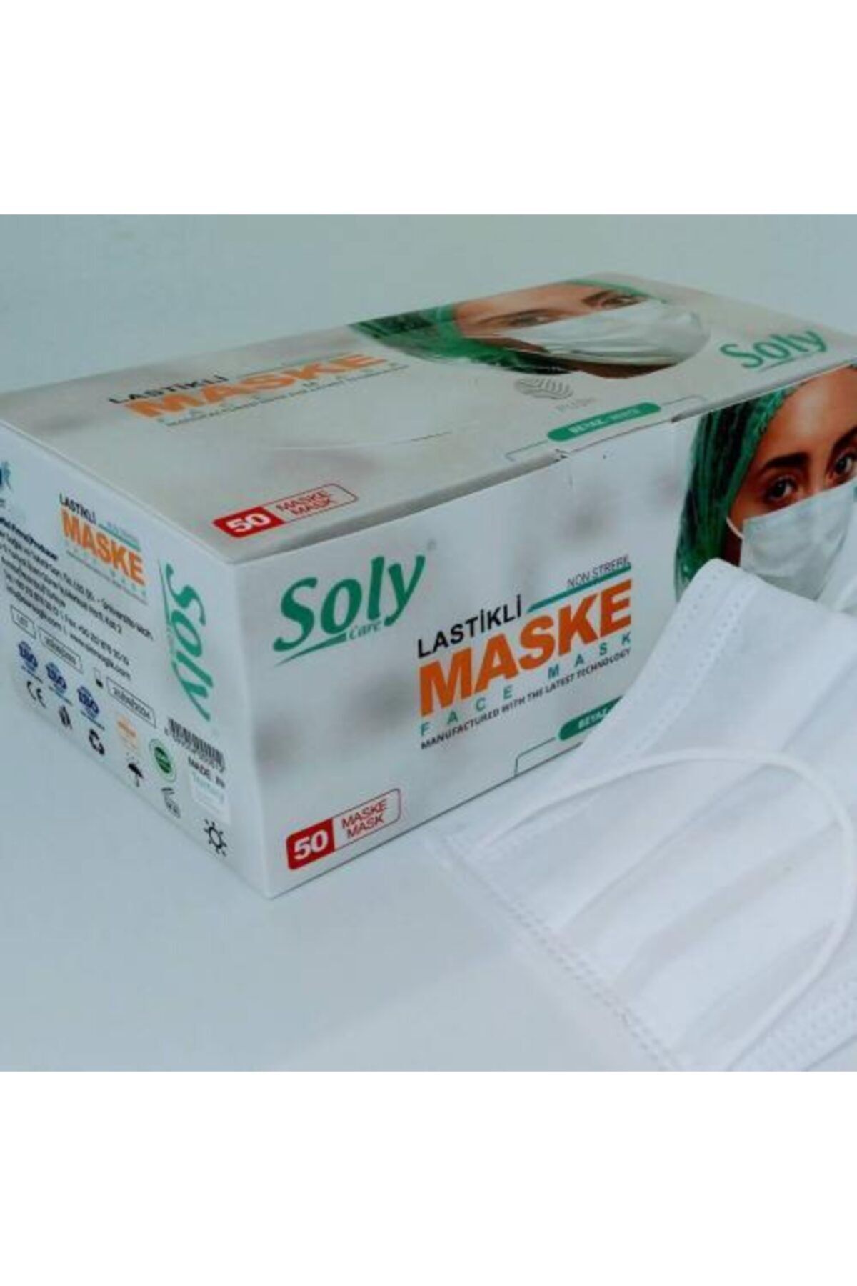 soly 3 katli burun telli tam ultrasonik cerrahi maske 50 adet fiyati yorumlari trendyol