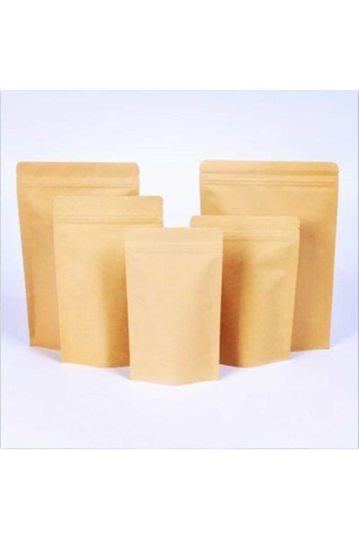 Miopack Kraft Alüminyum Kilitli Doypack (11x18,5 Cm) 50'li