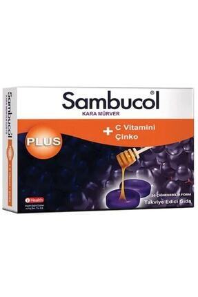 Plus Kara Mürver Özütü + C Vitamini & Çinko 20 Pastil Image 0
