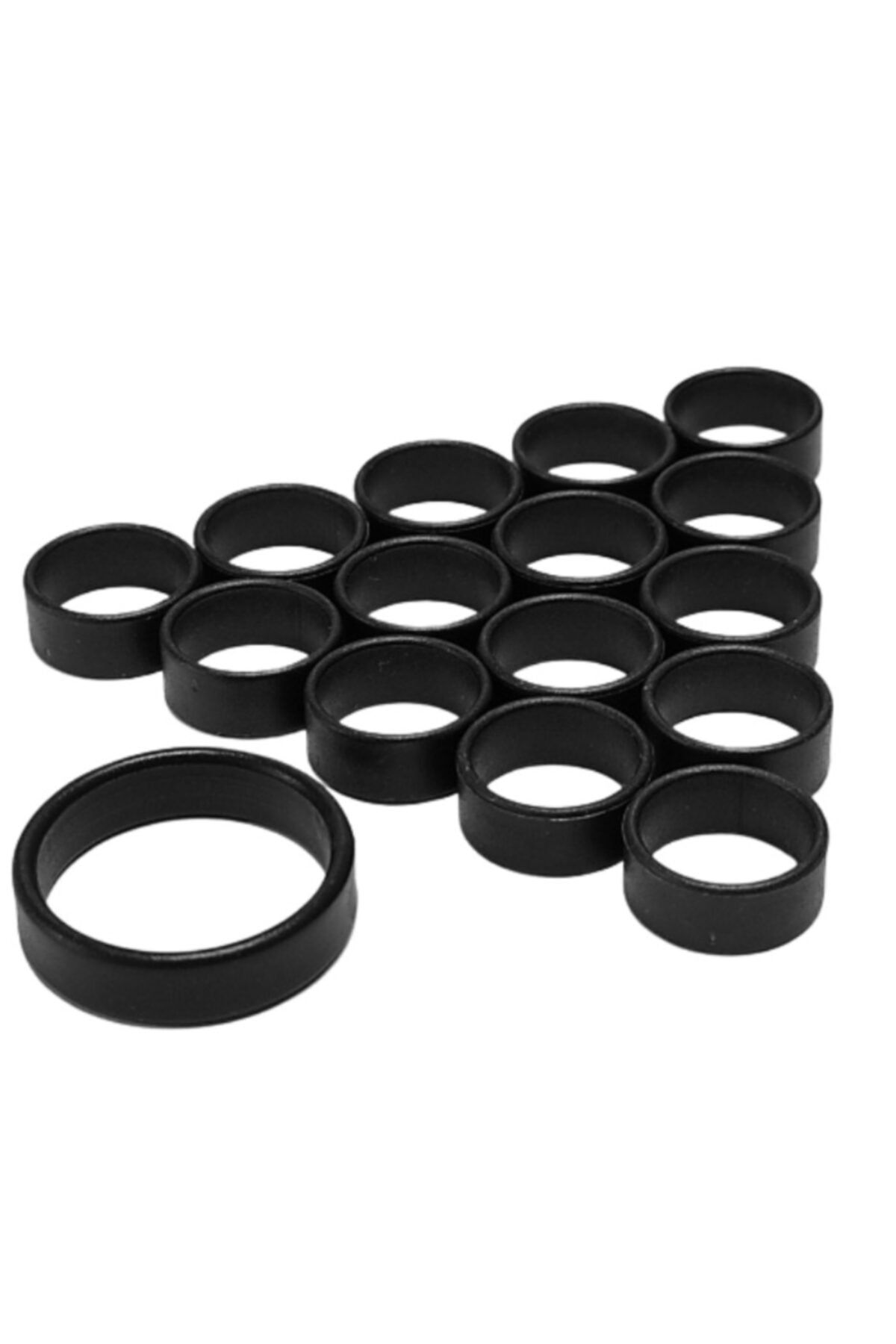mutlu tavukçuluk Tavuk Halkası-künyesi 20 Mm 10 Lu Pk.siyah