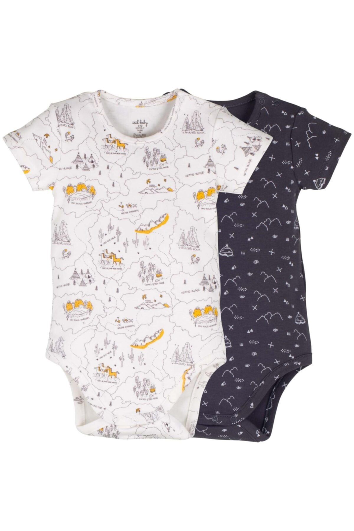 İDİL BABY Erkek Bebek  2'li Body 13682