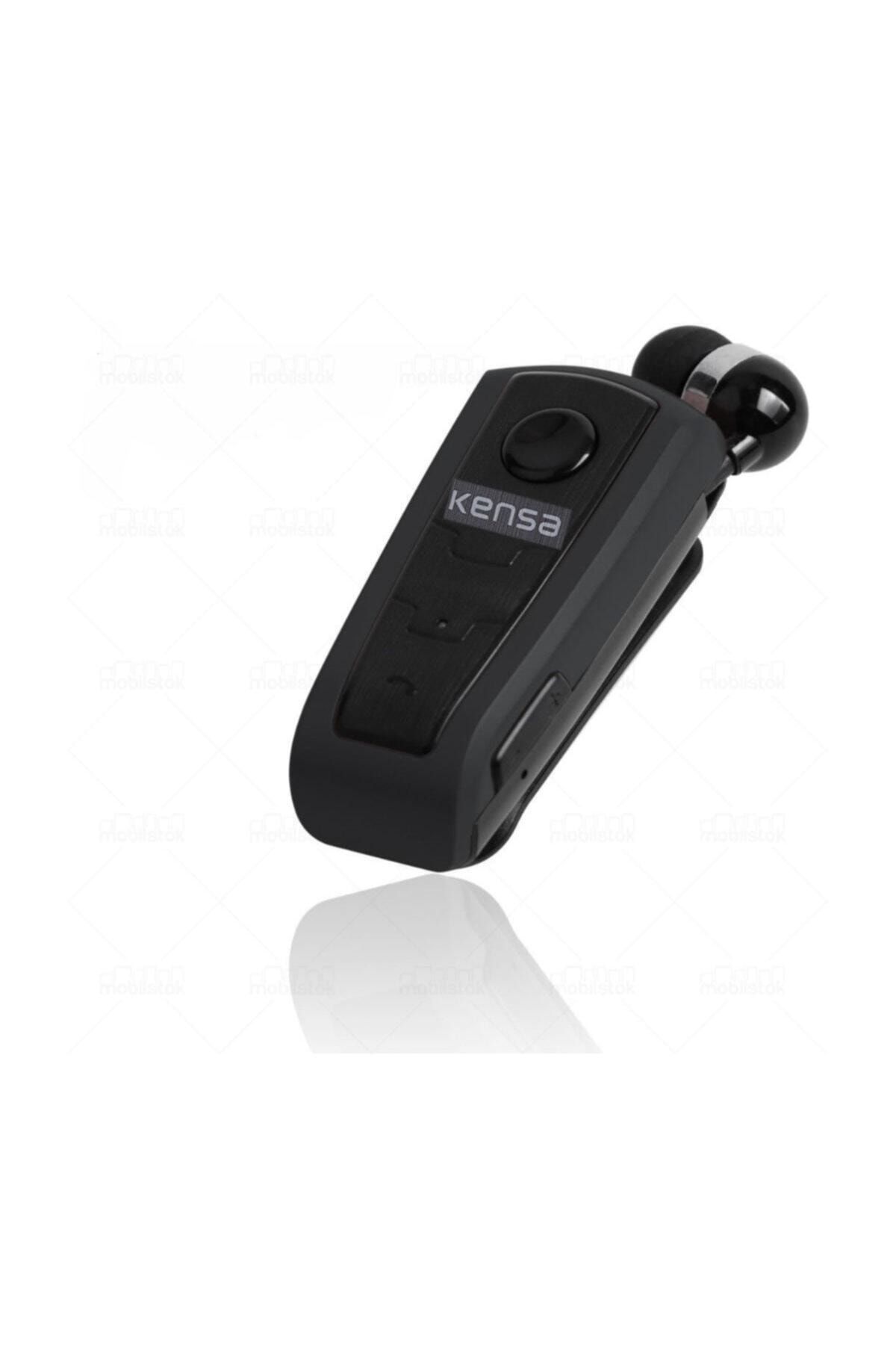 Kensa Kb-200 Makaralı Titreşimli Mikrofonlu Siyah Bluetooth Kulaklık